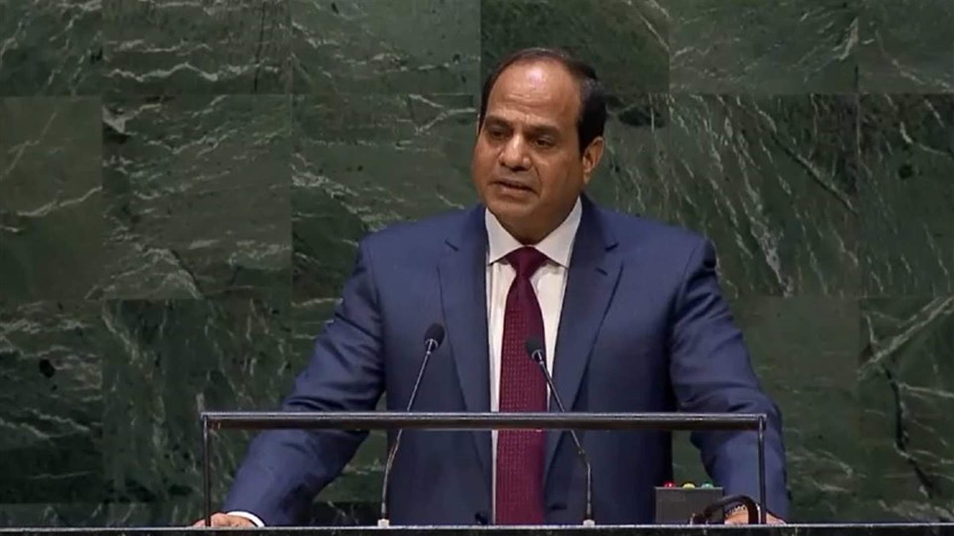 السيسي يحث الفلسطينيين على الوحدة والتعايش مع الإسرائيليين