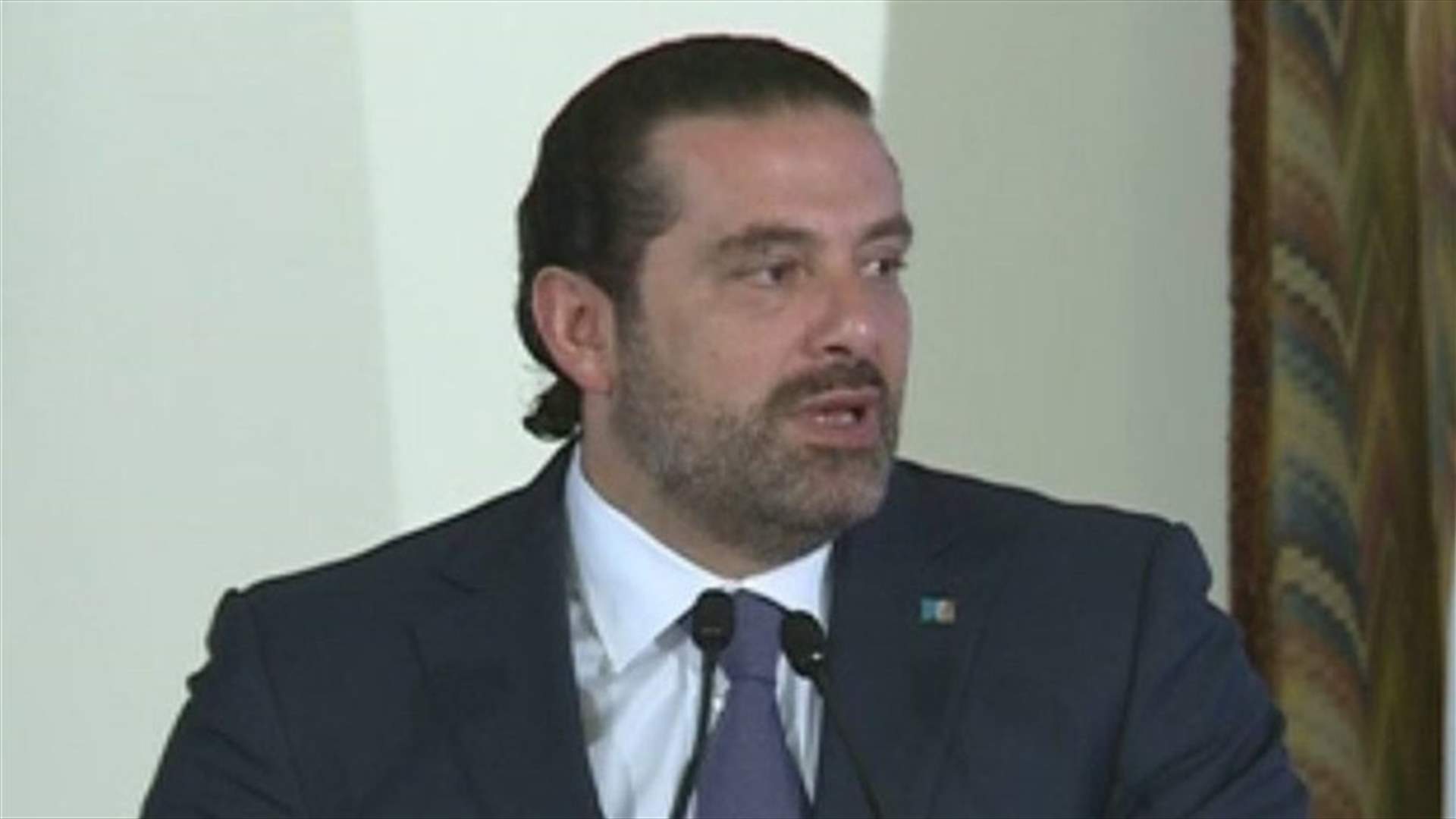 PM Hariri condemns celebratory gunfire