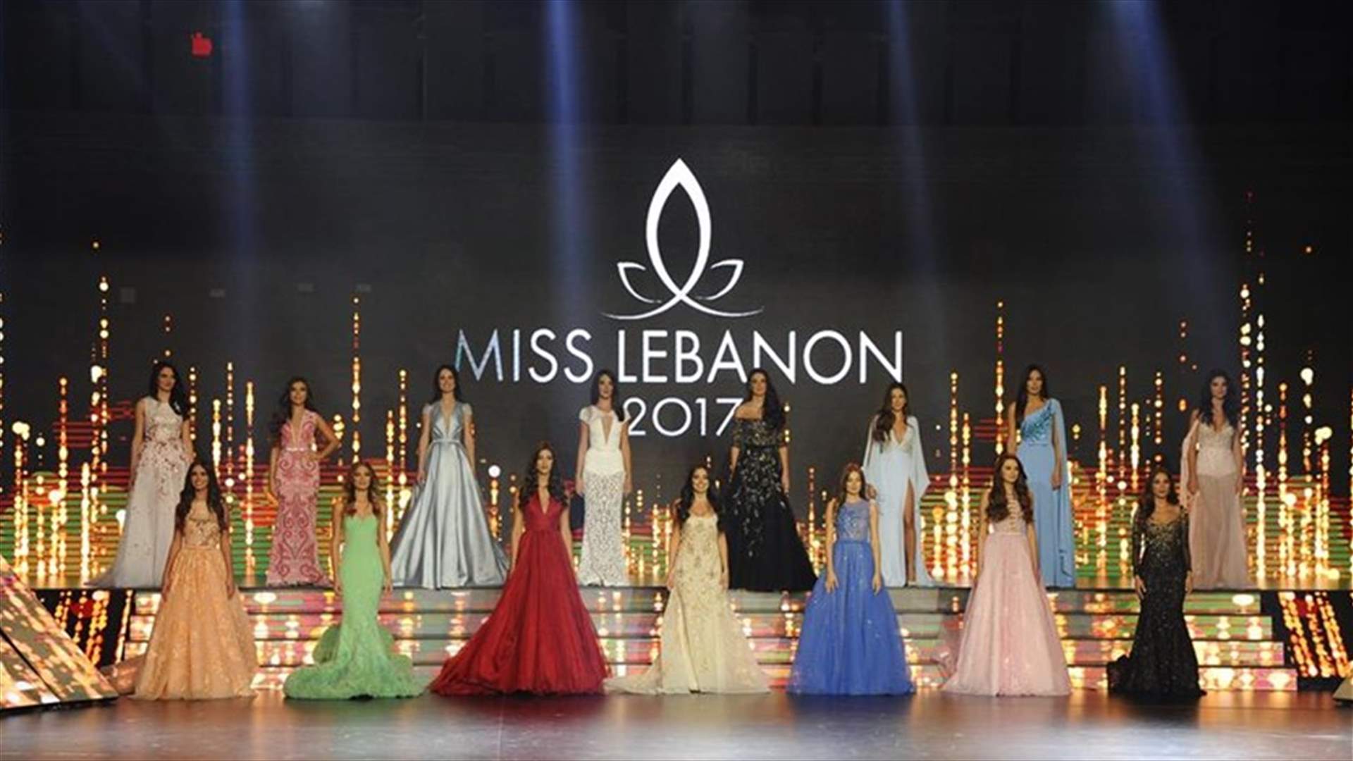 بالصور- فساتين جورج حبيقة زينت مشتركات ملكة جمال لبنان لعام 2017