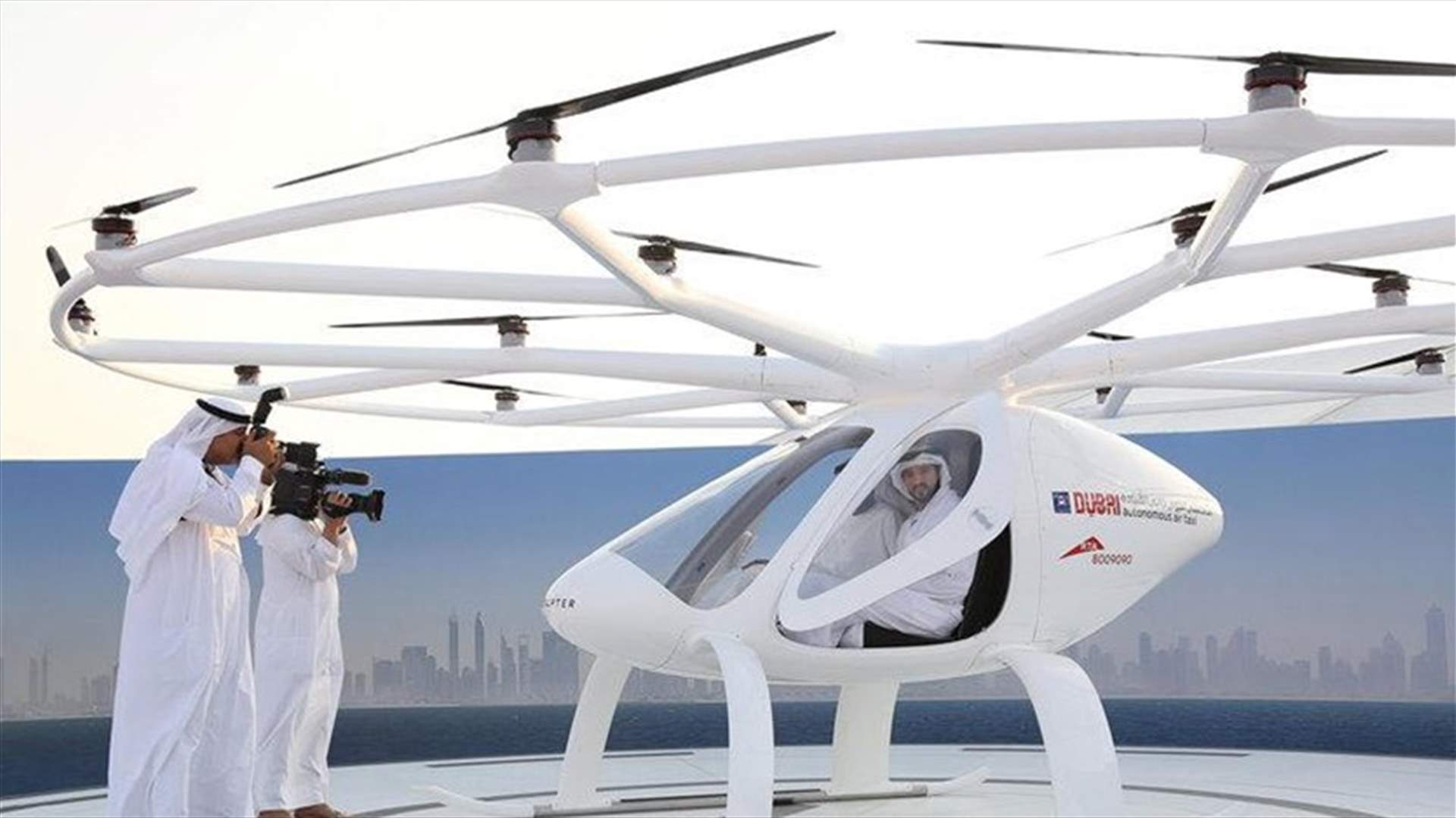 بالفيديو - دبي تختبر أول تاكسي طائر في العالم