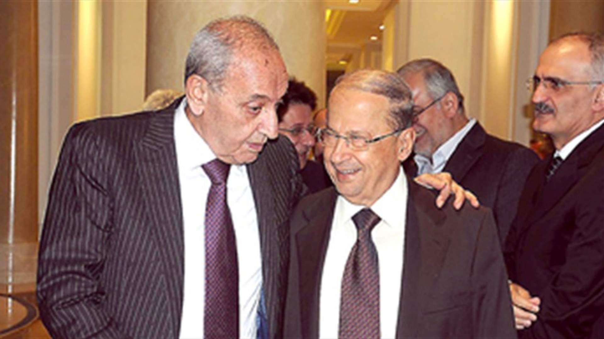 رسائل ودّ بين عون وبري...