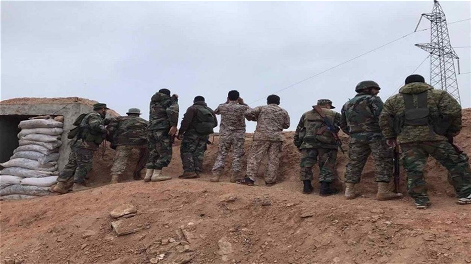 مقتل 58 من قوات النظام في هجوم وسط سوريا