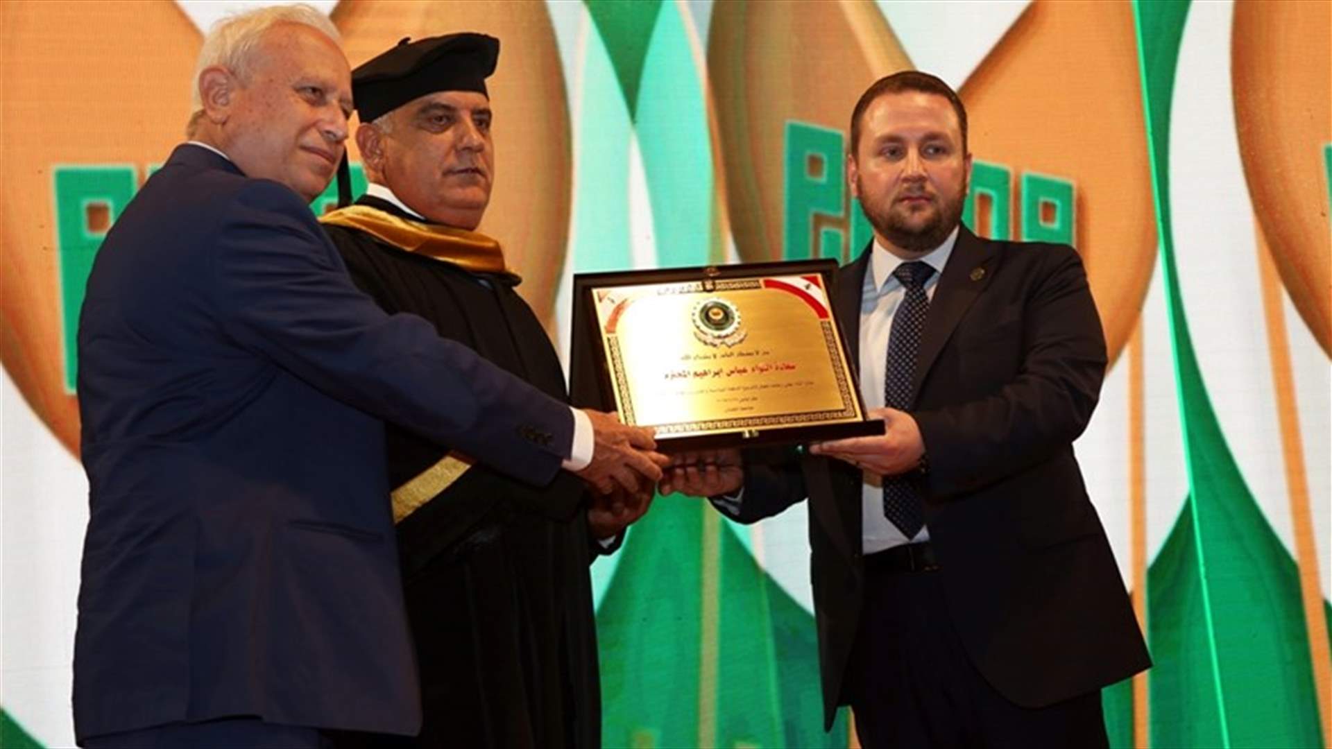 جامعة "الجنان" تمنح اللواء إبراهيم دكتوراه فخرية