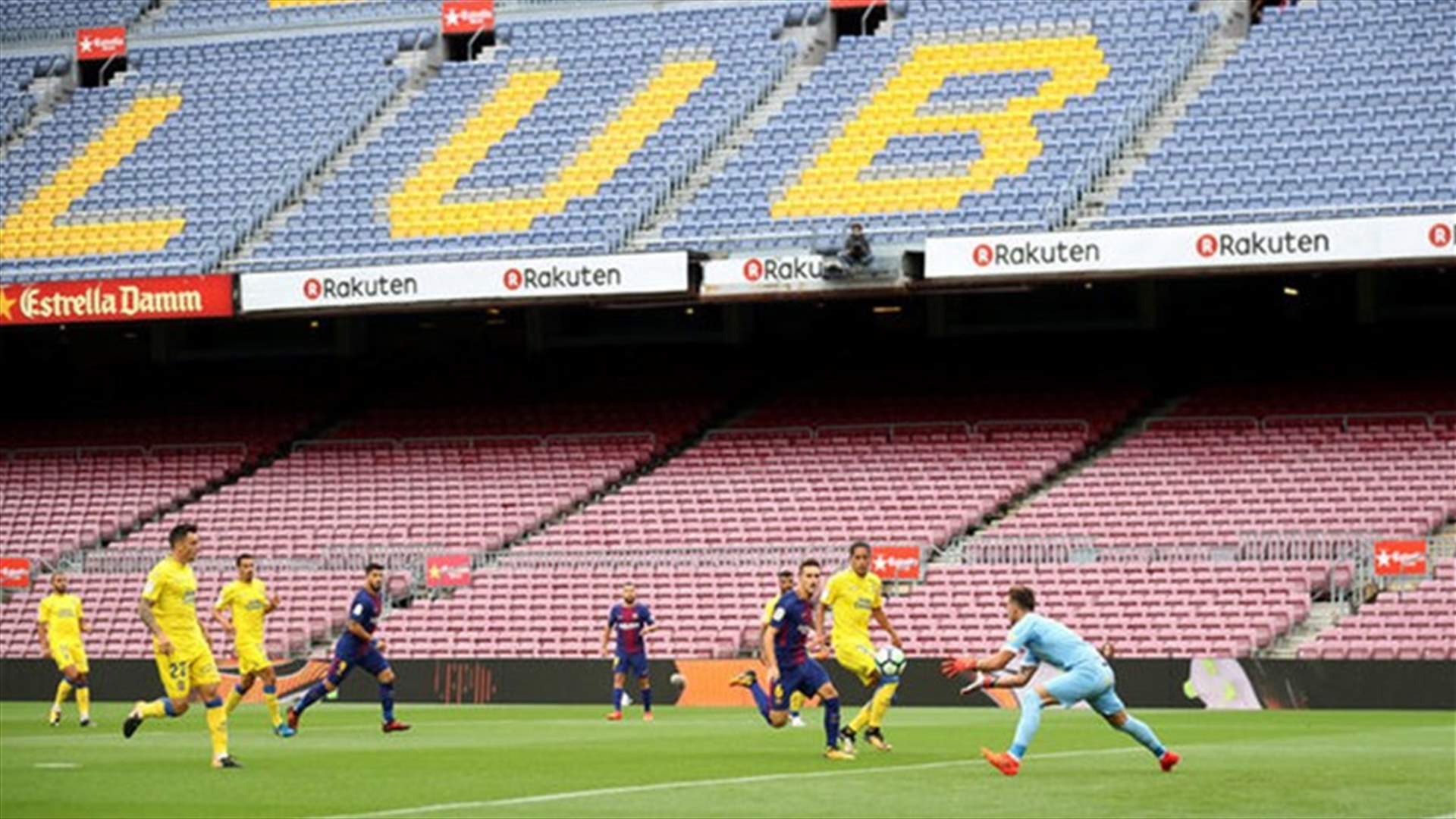 مباراة برشلونة مع لاس بالماس قائمة...لكن من دون جماهير