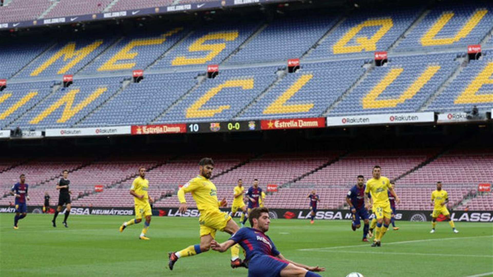 مباراة برشلونة ولاس بالماس انتهت...من الفائز؟