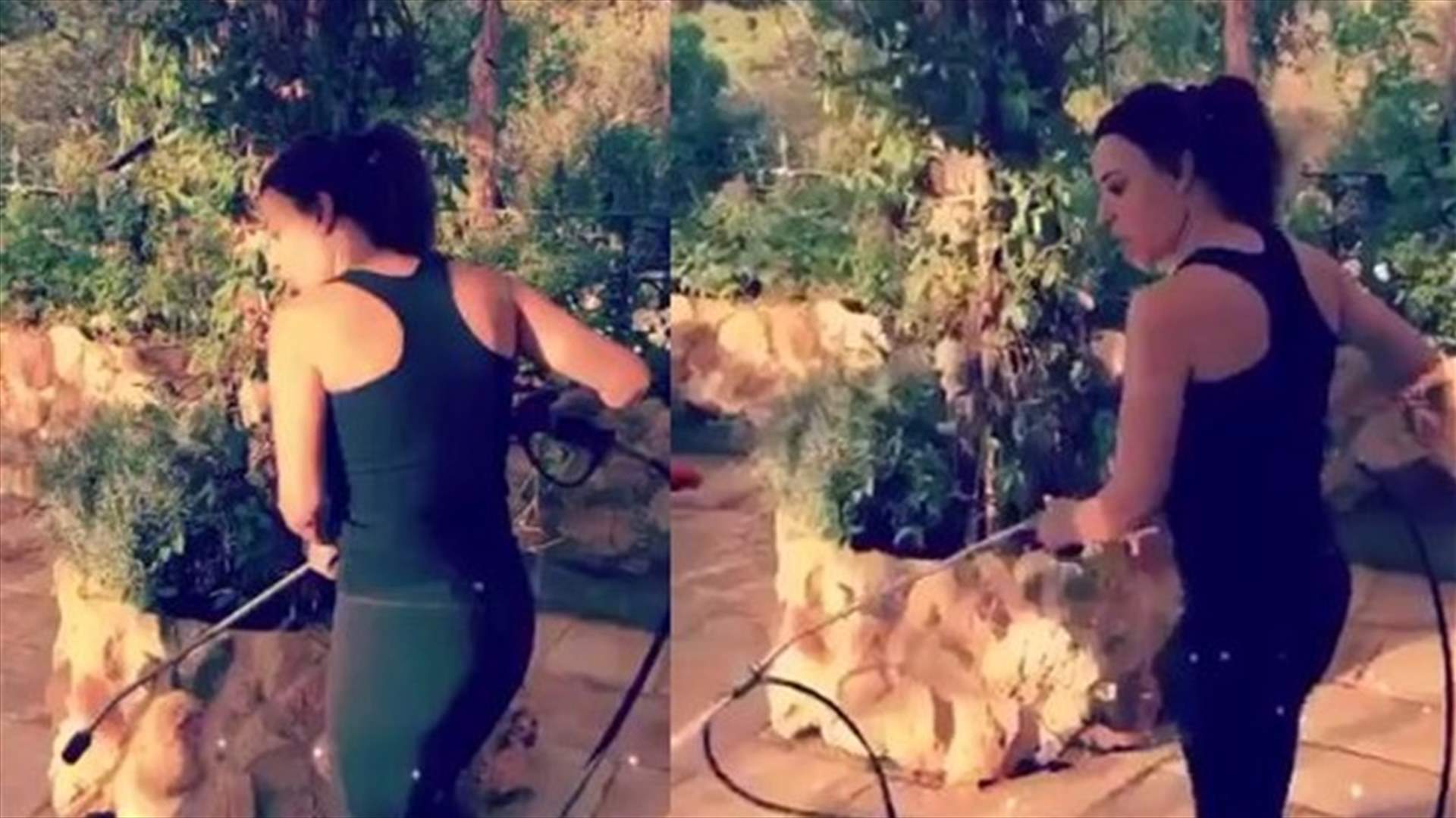 بالفيديو- نجوى كرم كما لم تشاهدوها سابقاً: "بدنا نشطف أو بدنا نغنّي؟"