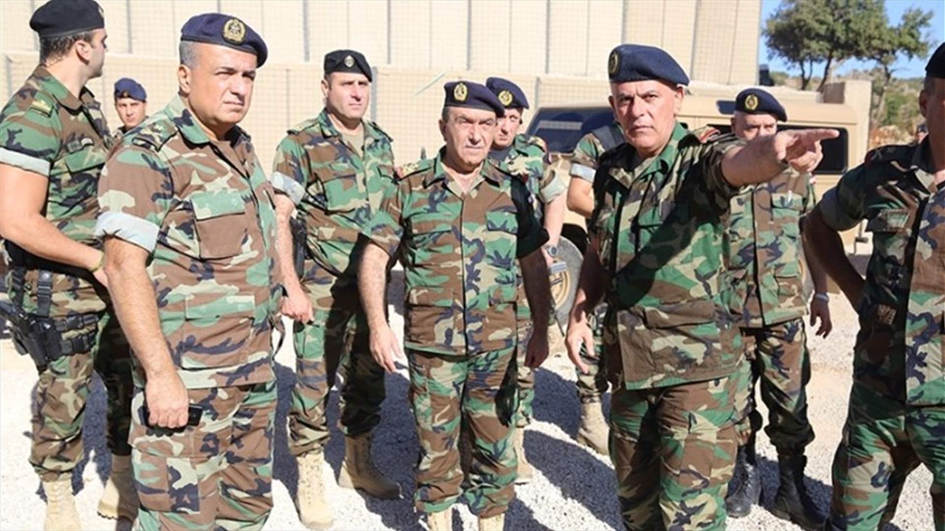 رئيس الاركان تفقد الوحدات بين المصنع وراشيا: ما بعد عملية فجر الجرود ليس كما قبلها