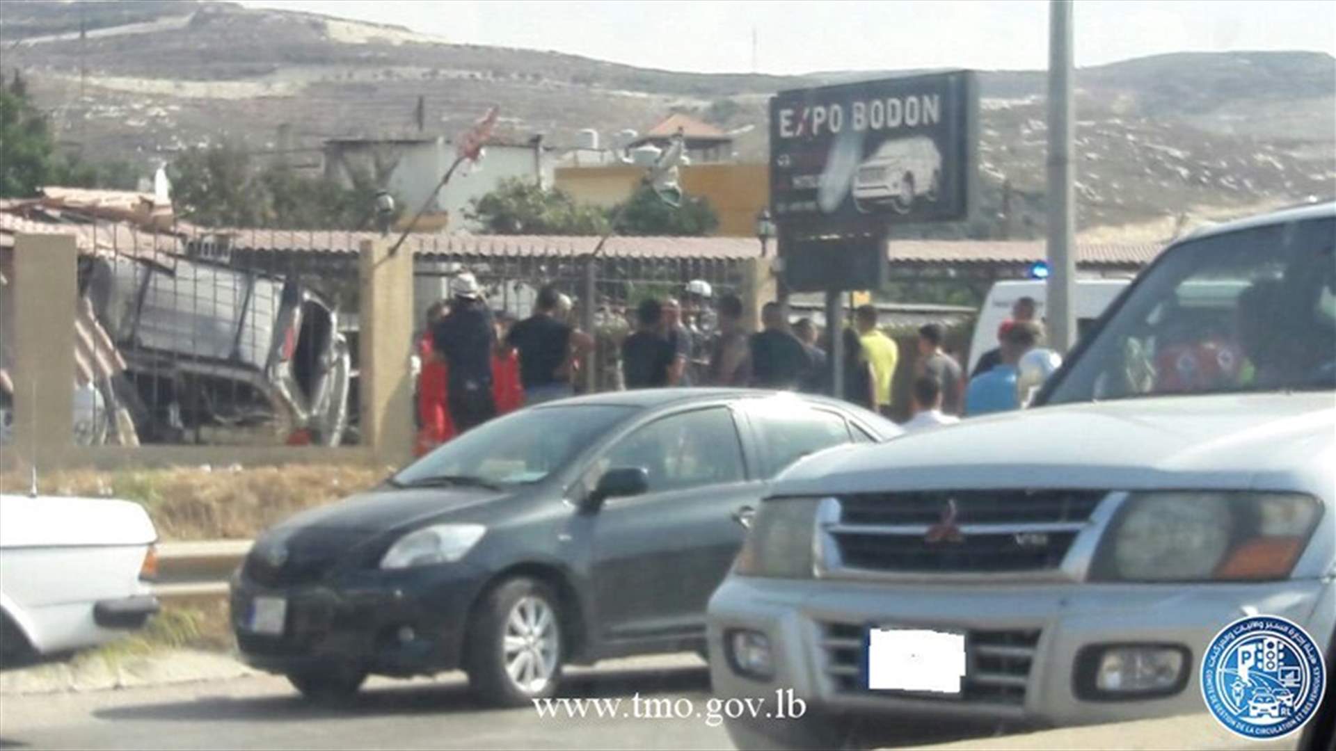بالصور - قتيلان وجريح في حادث سير مروّع على اوتوستراد شكا