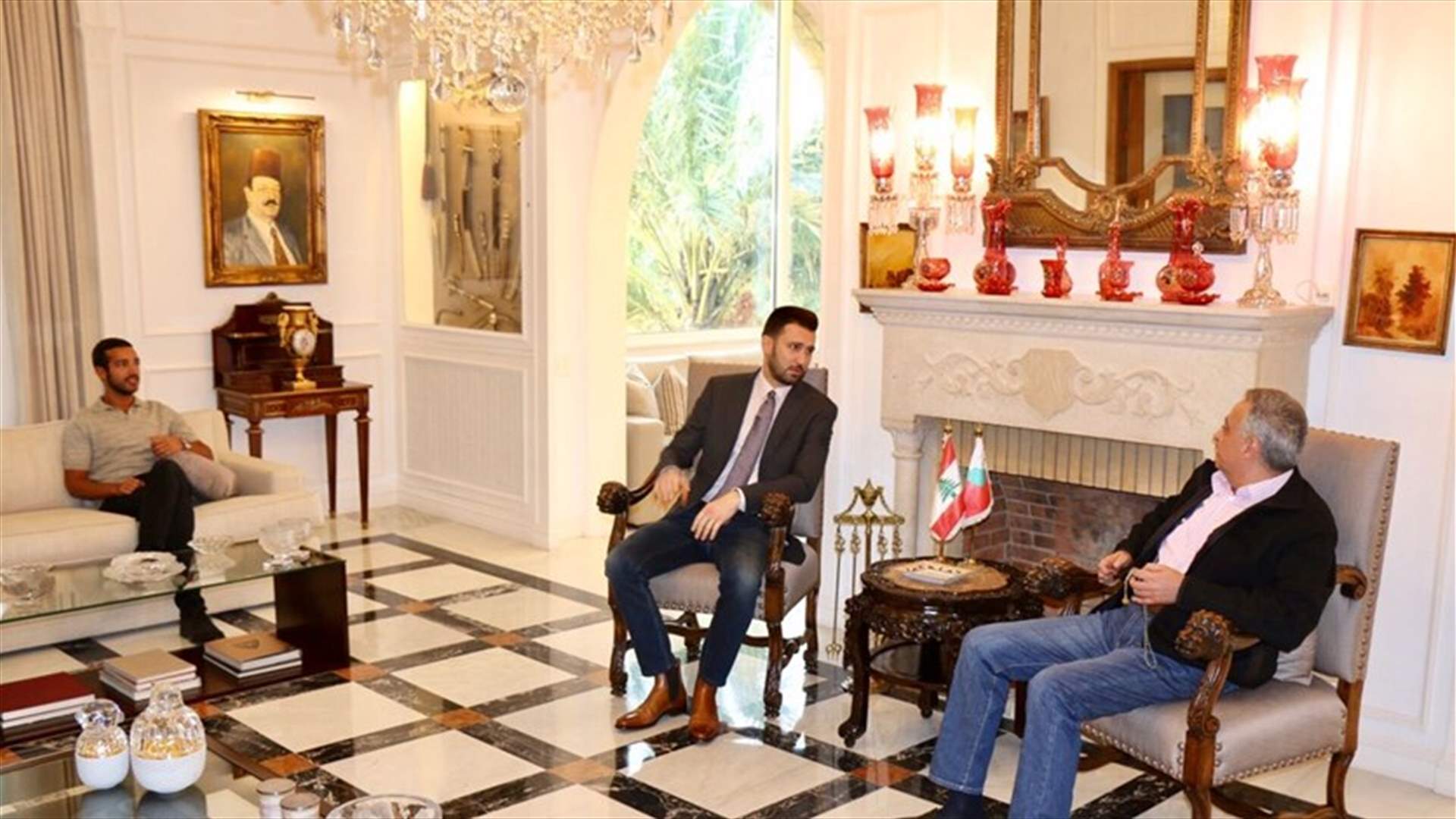 ارسلان استقبل تيمور جنبلاط في خلدة