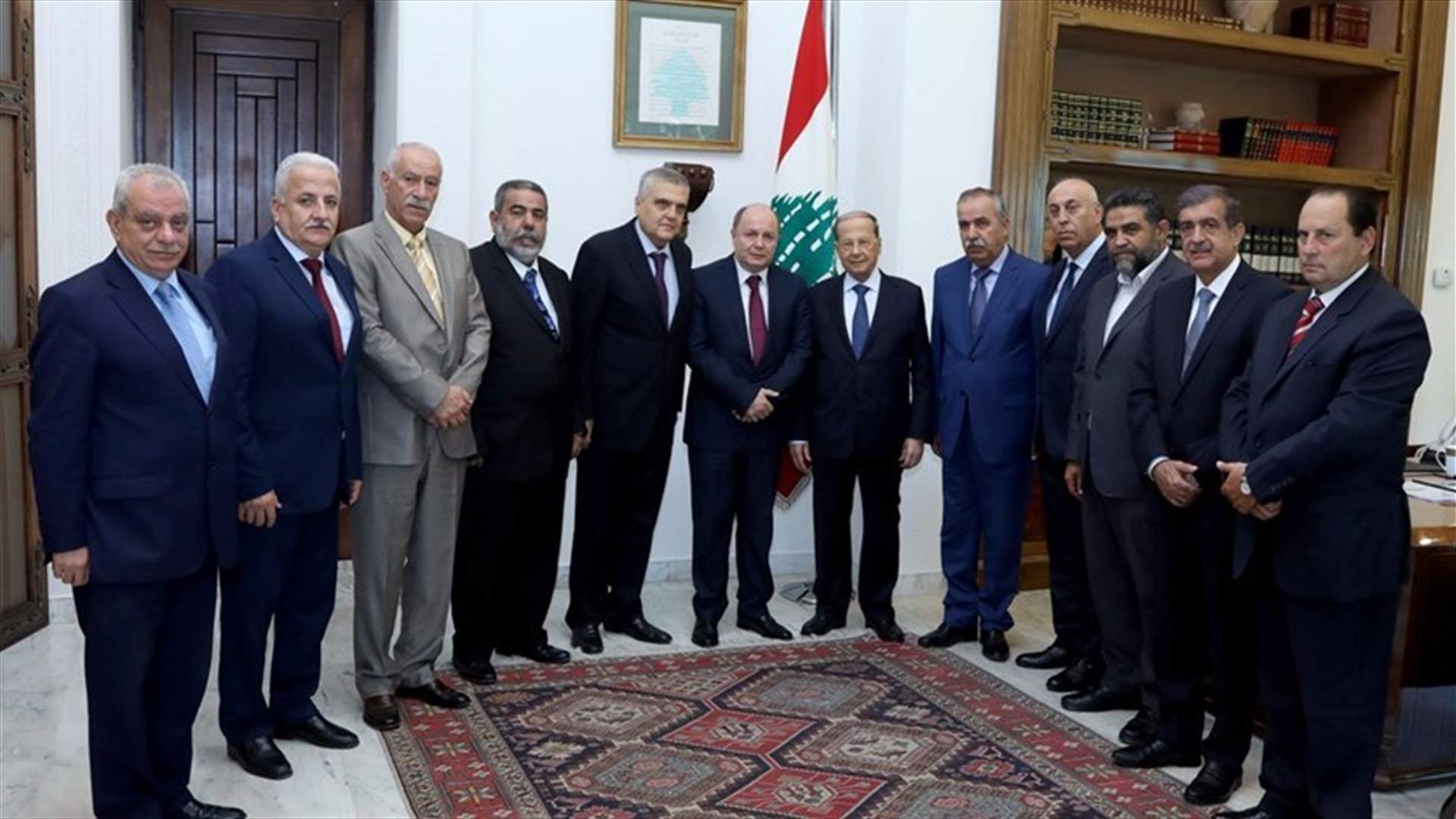 President Aoun meets with GLC delegation