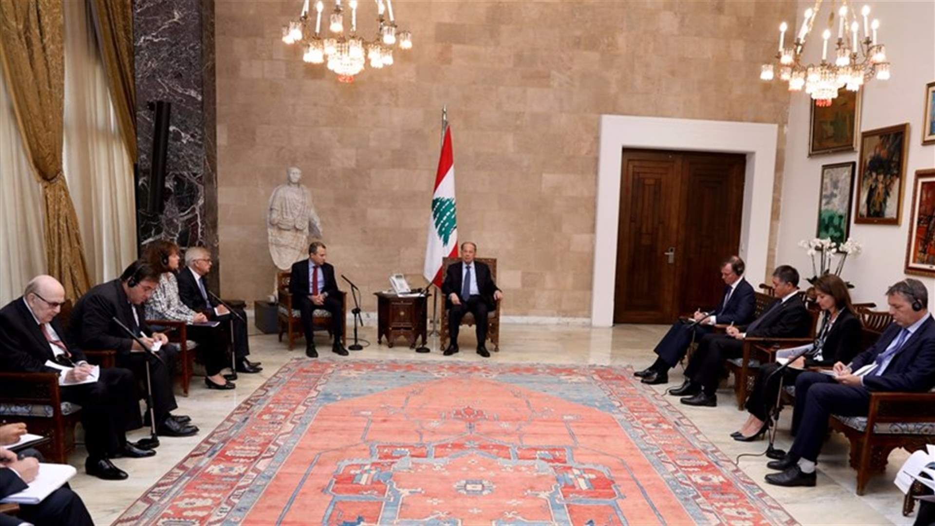رسالة من عون الى السفراء وممثلي الاتحاد الأوروبي والأمم المتحدة والجامعة العربية