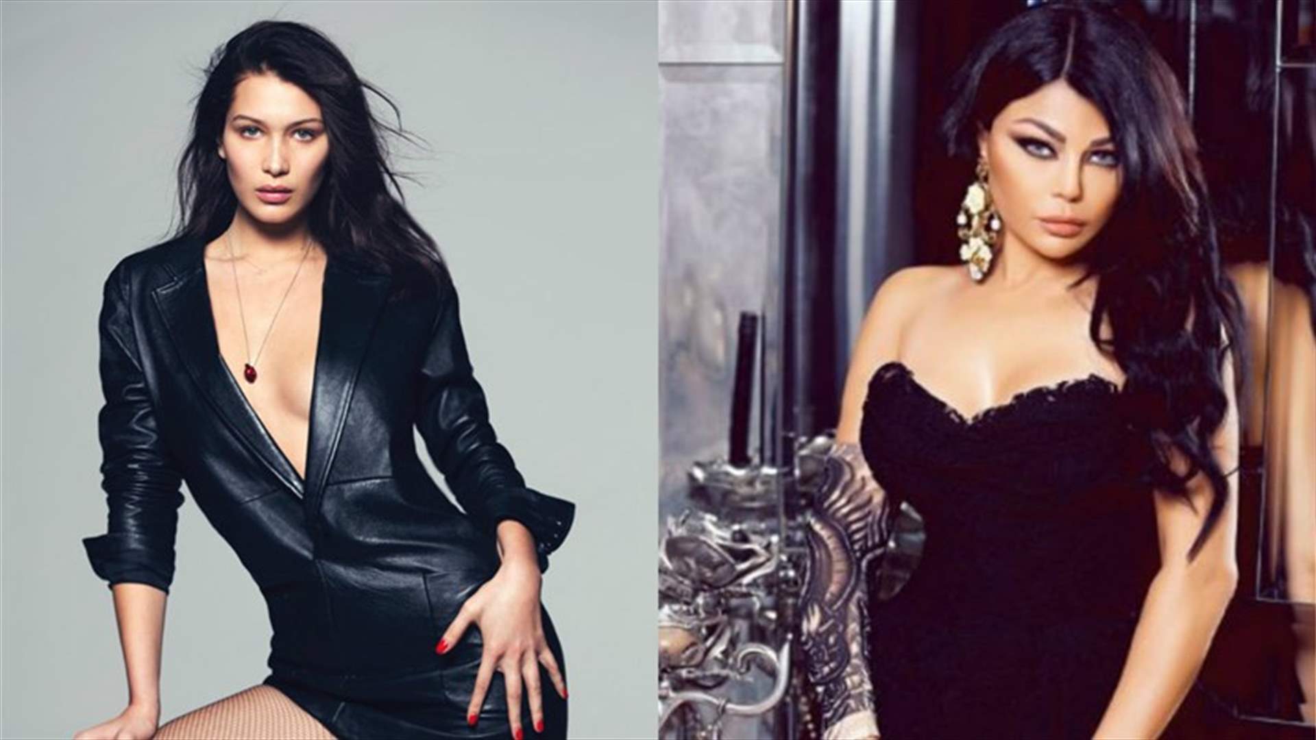 بيلا حديد بإطلالة هيفا وهبي.. إختاروا الأجمل