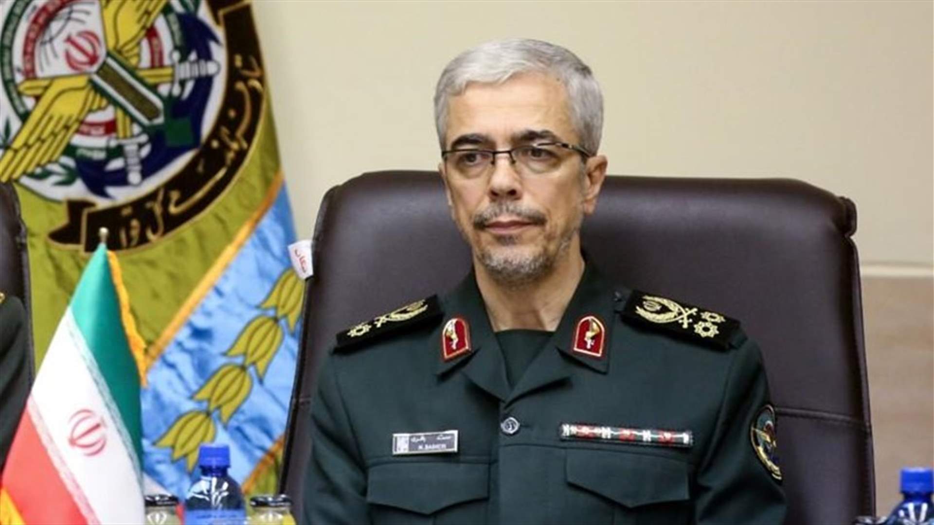 Iranian military chief visit frontline near Aleppo