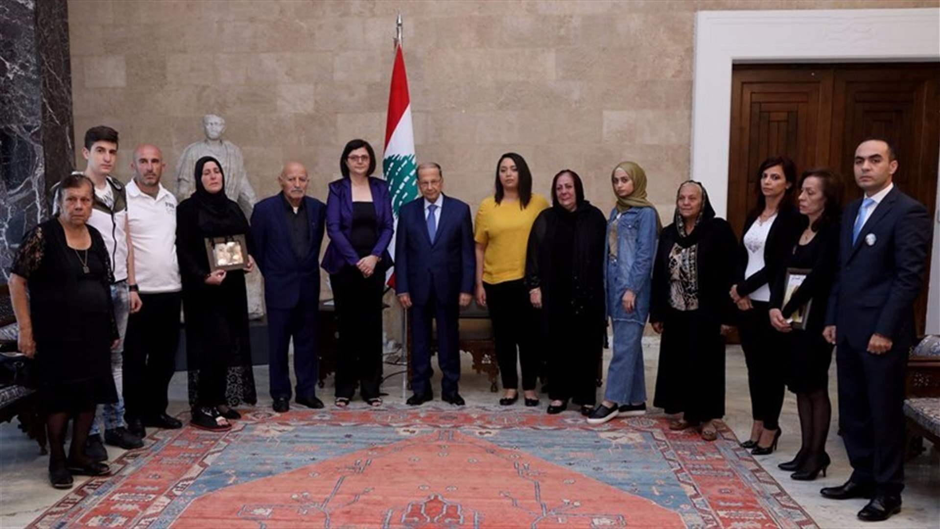 President Aoun pledges to remove legal gaps between men and women