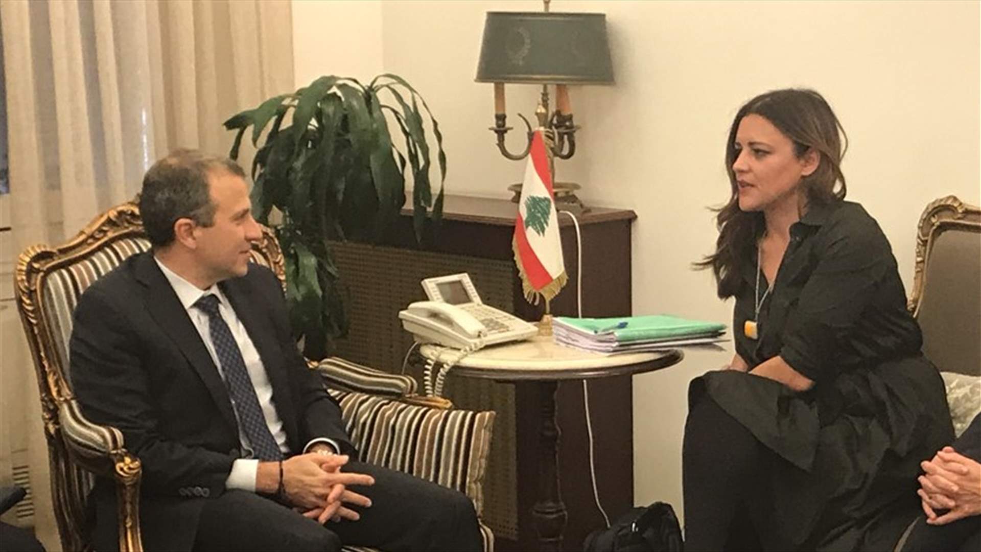 أزمة النزوح السوري بين باسيل وماتياس