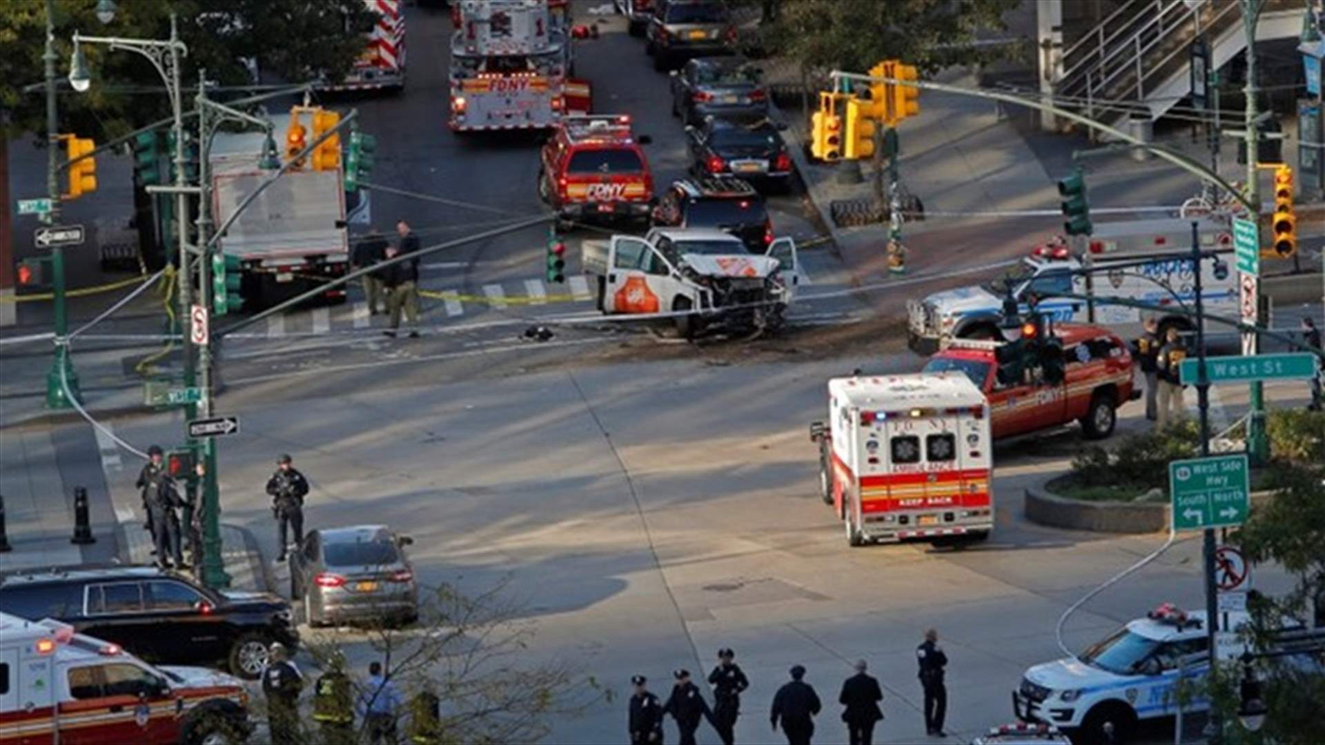 بالفيديو والصور- قتلى وجرحى في حادث دهس في منهاتن