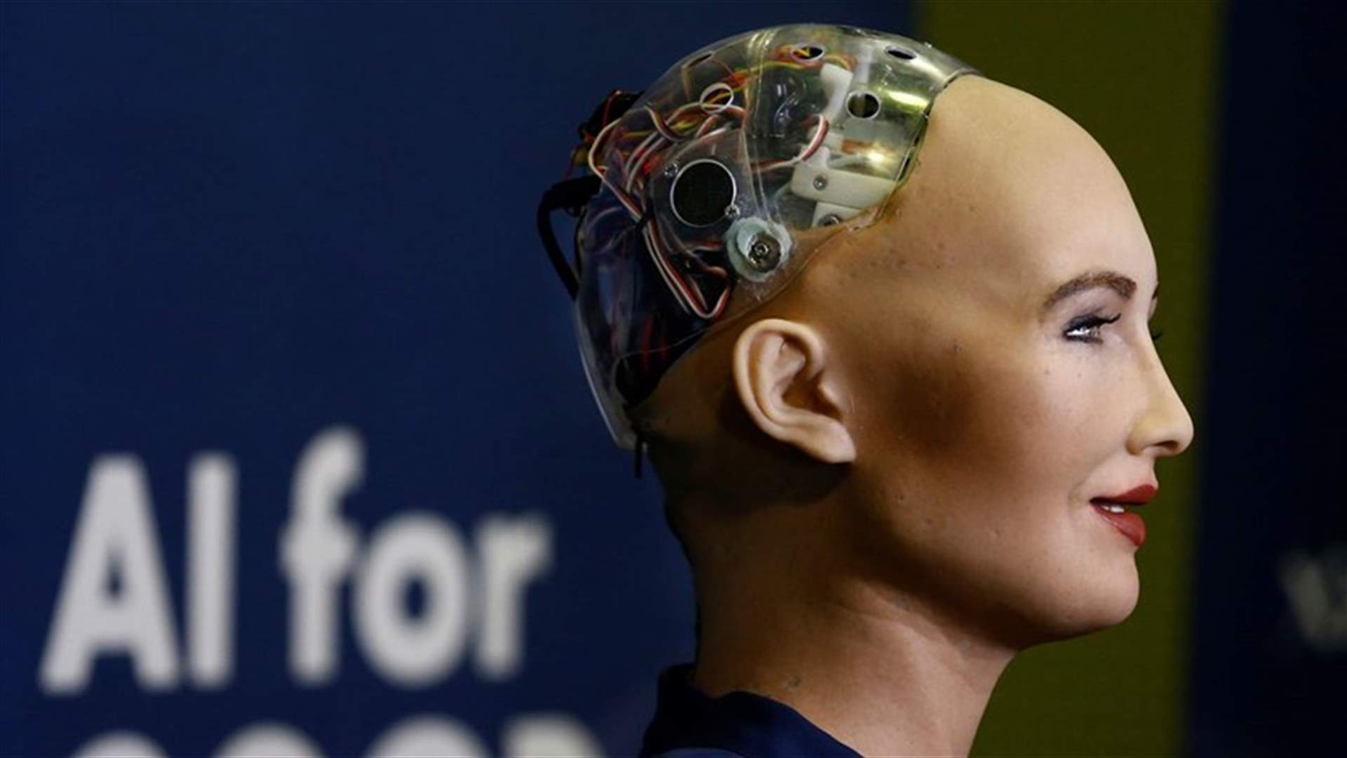 Saudi women riled by robot with no hjiab and more rights than them