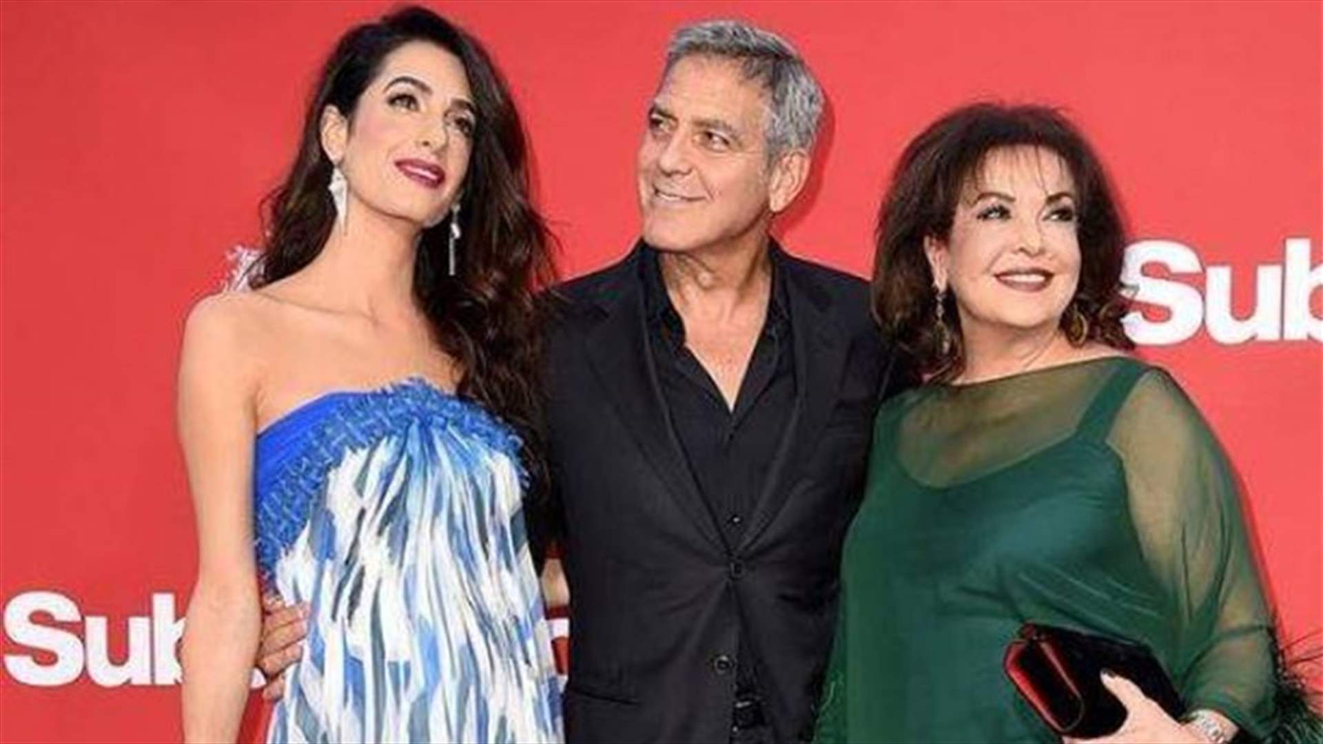 صورة قديمة لوالدة أمل كلوني مع فنان لبناني مشهور!