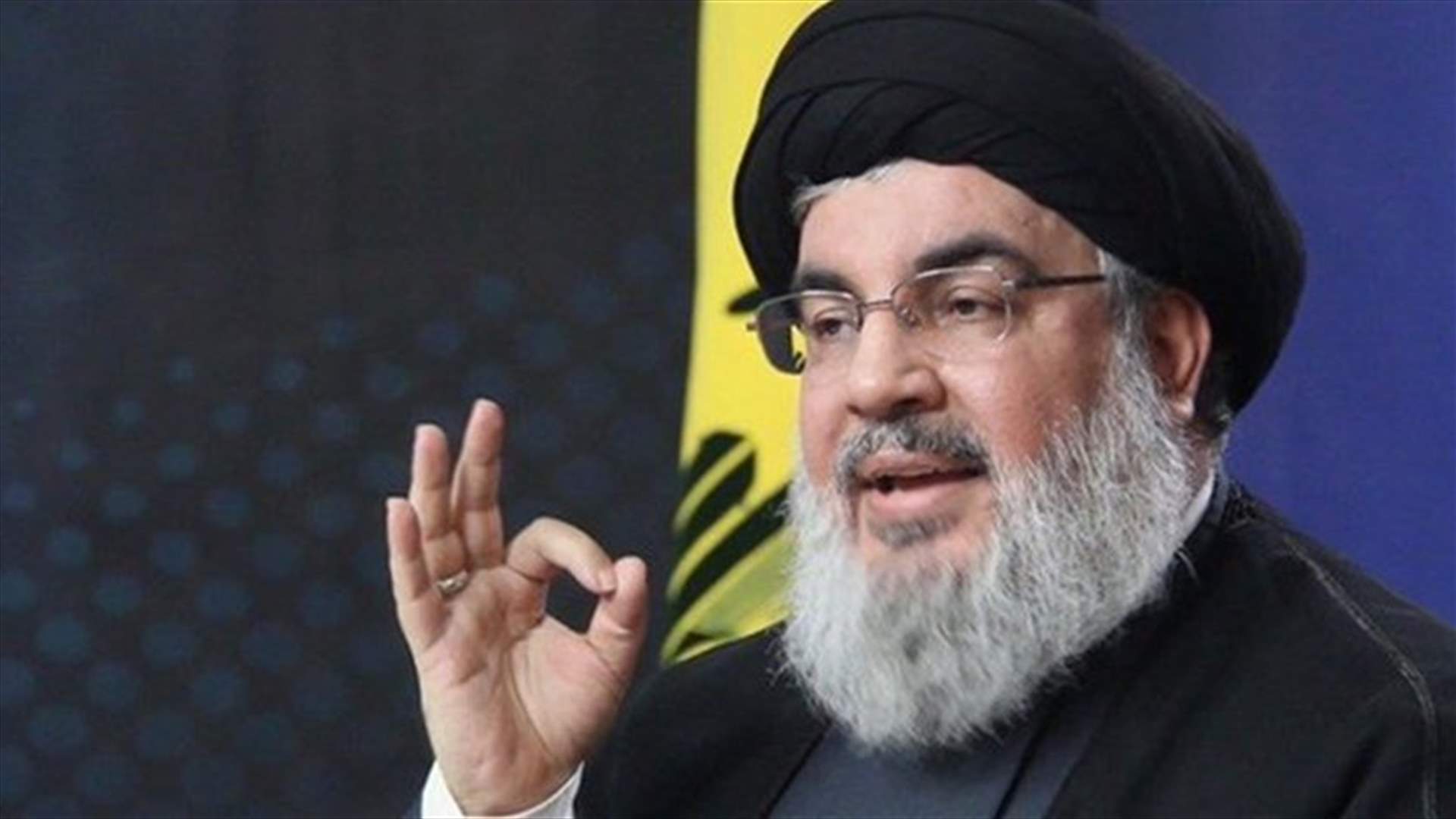 Nasrallah to deliver a speech on Hariri’s resignation
