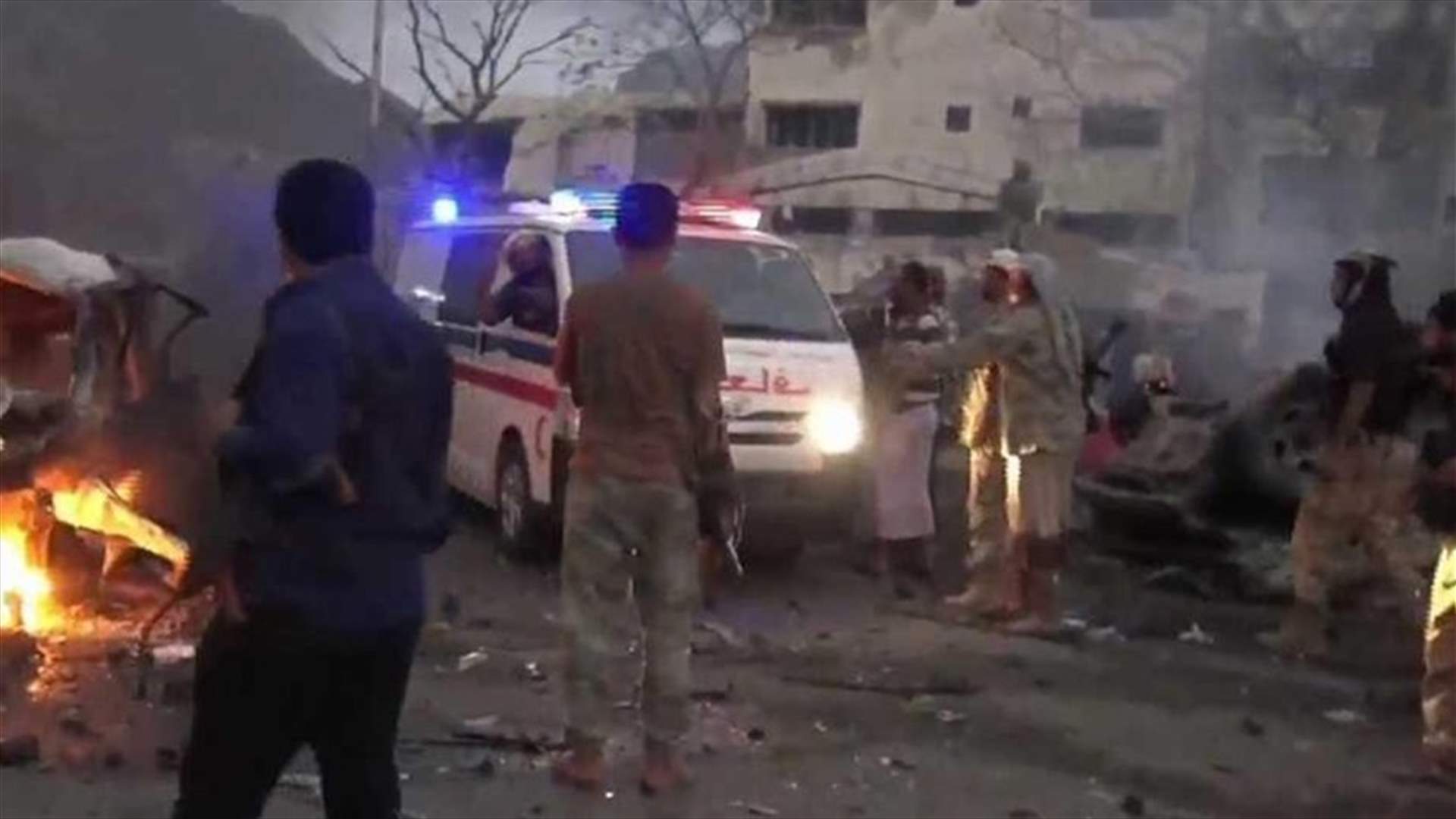 عملية انتحارية ضد مقر ادارة امن عدن