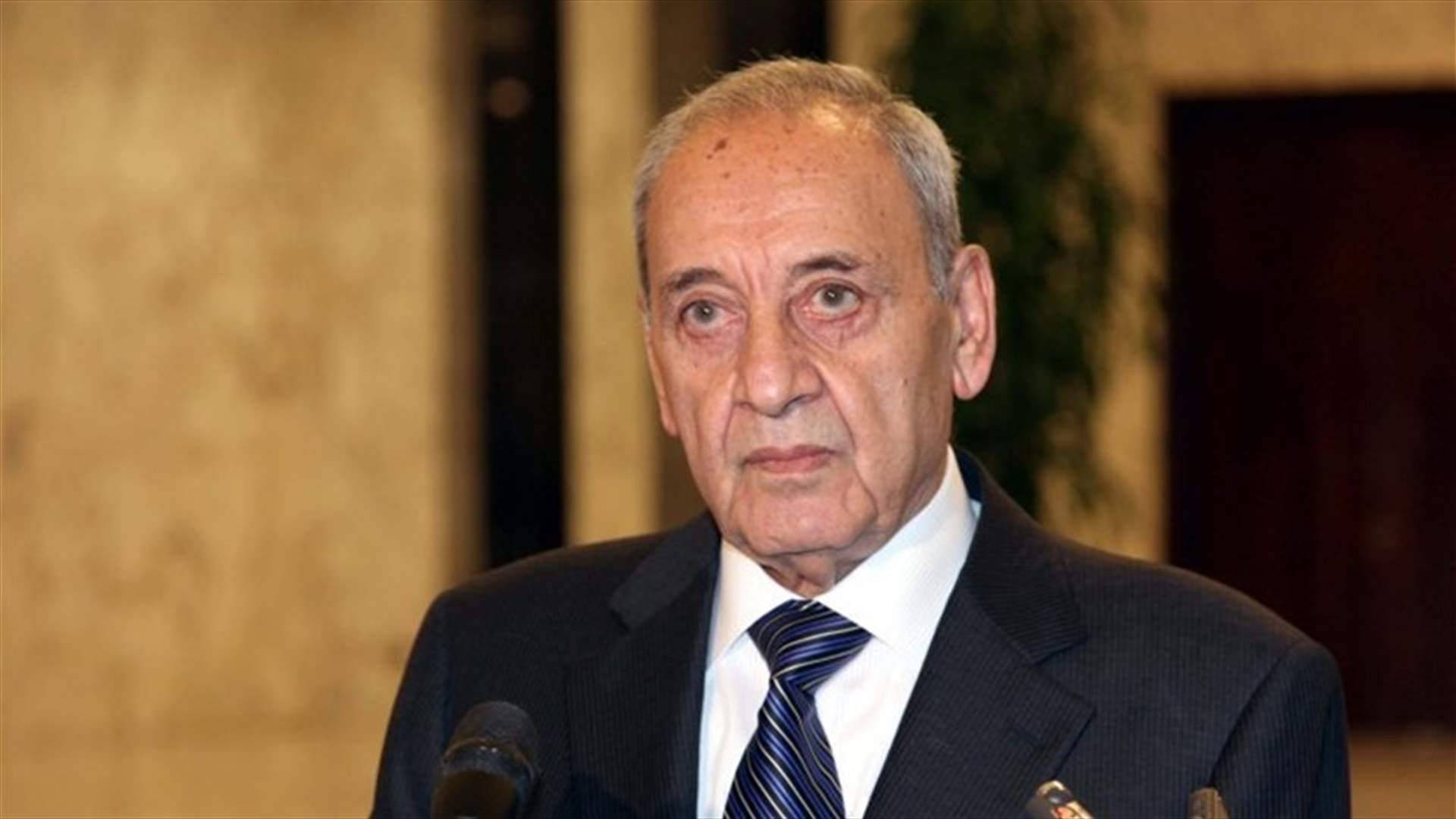 بري اختصر زيارته لمصر...