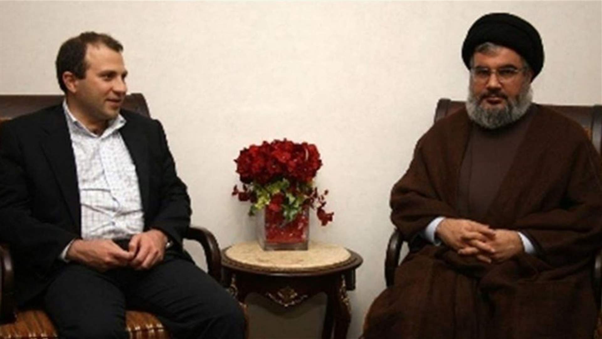 Bassil meets with Nasrallah
