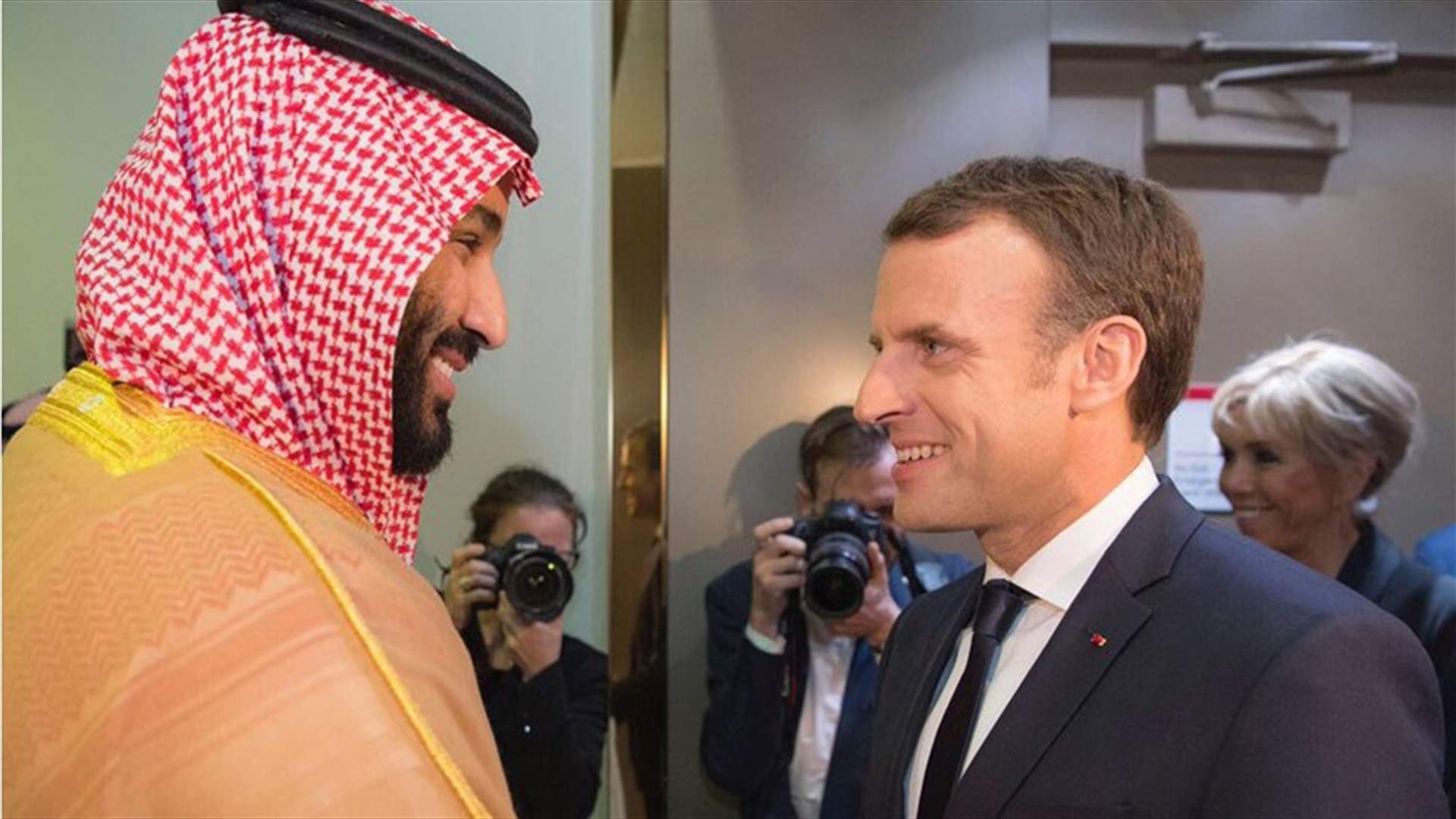 بالفيديو- ماكرون في الرياض