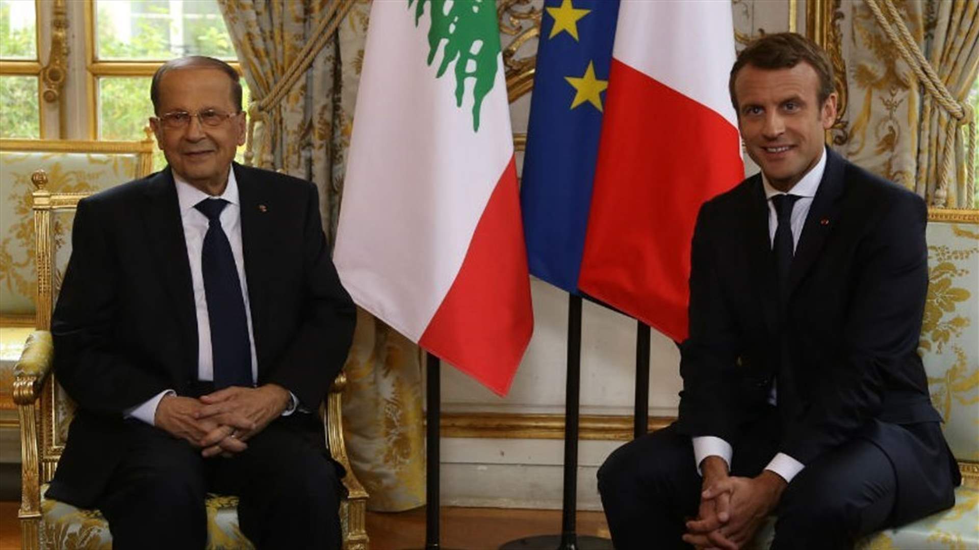 France's Macron calls Lebanon's Aoun over PM resignation - Aoun's office