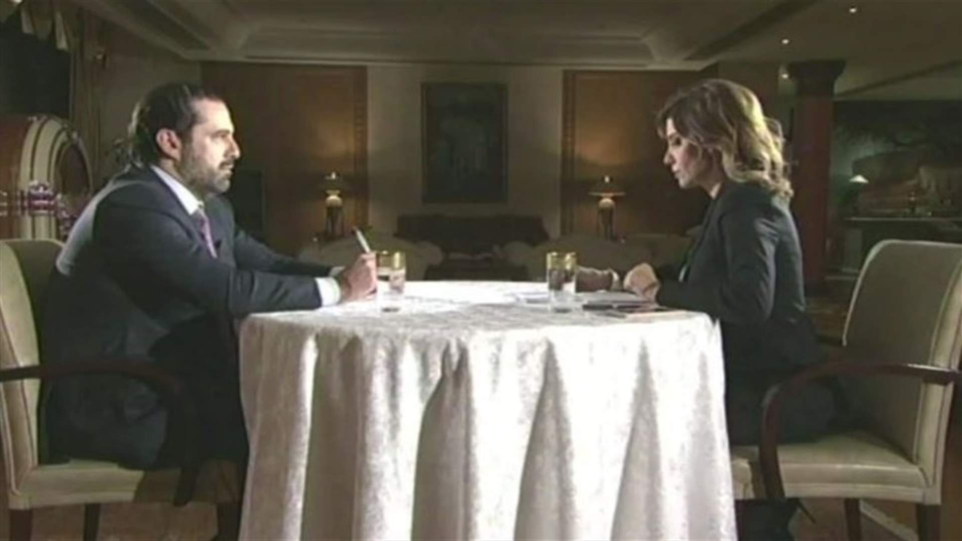 TV interview with Hariri full of odd moments