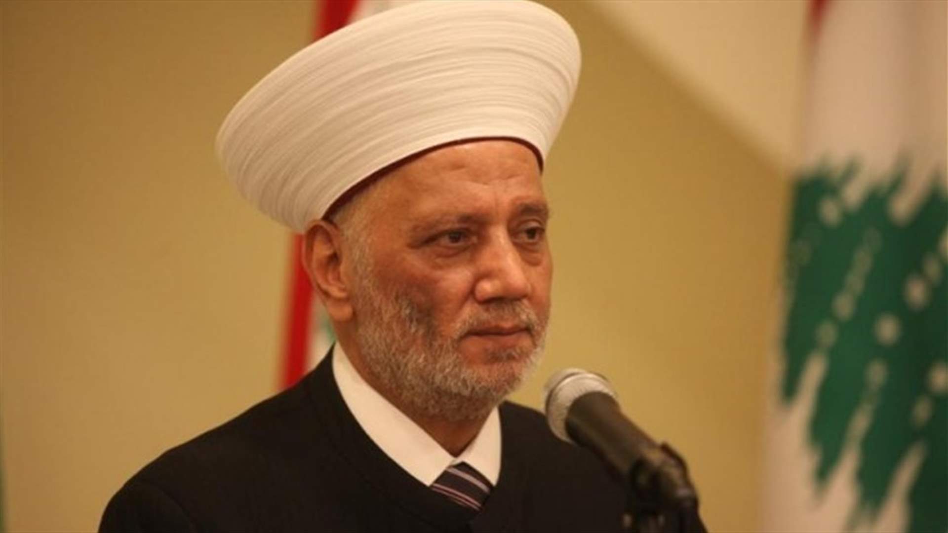 Mufti Darian: Hariri’s statements refutes all rumors