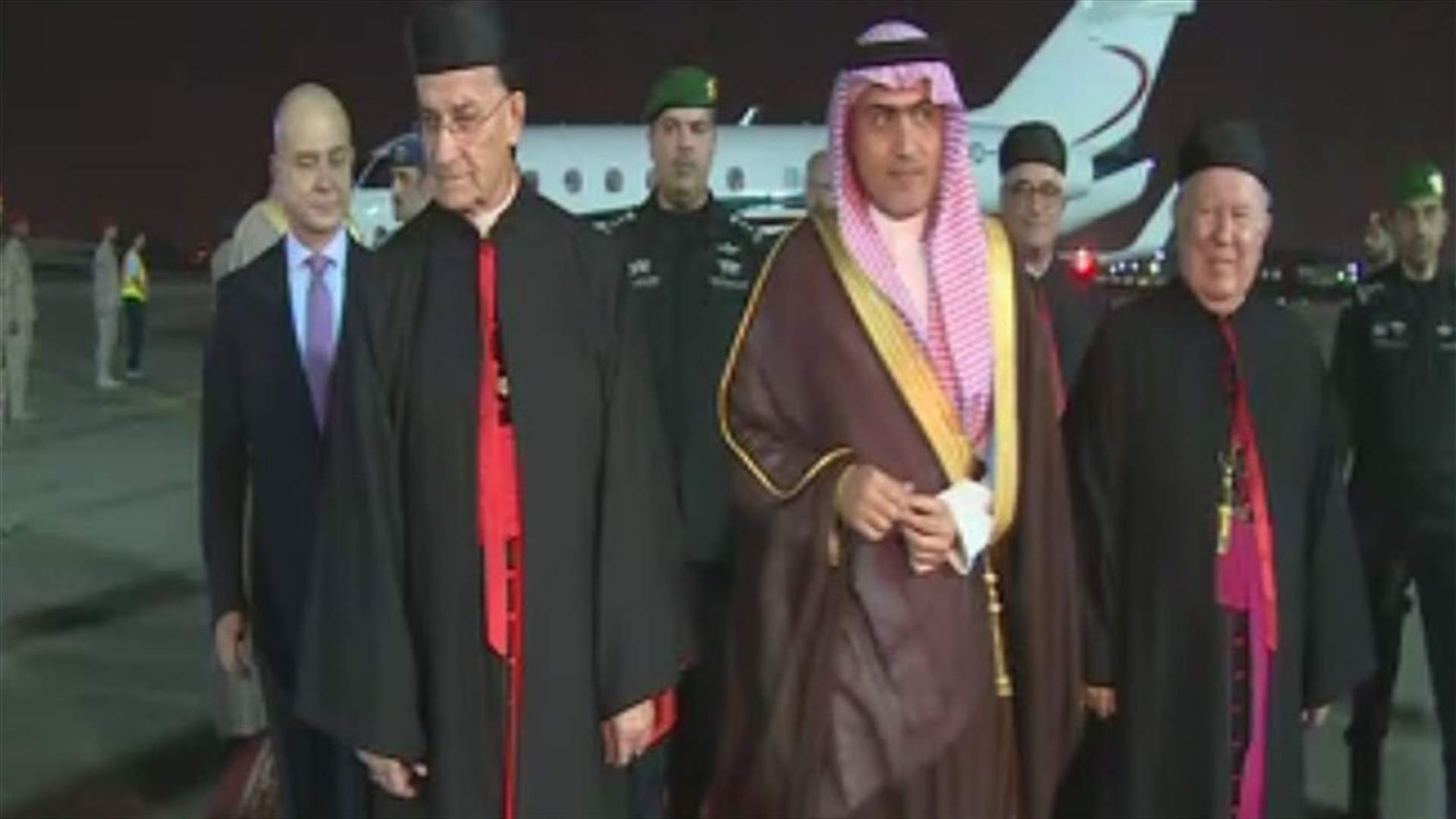 بالصور - الزيارة الأولى للراعي الى السعودية والسبهان في استقباله