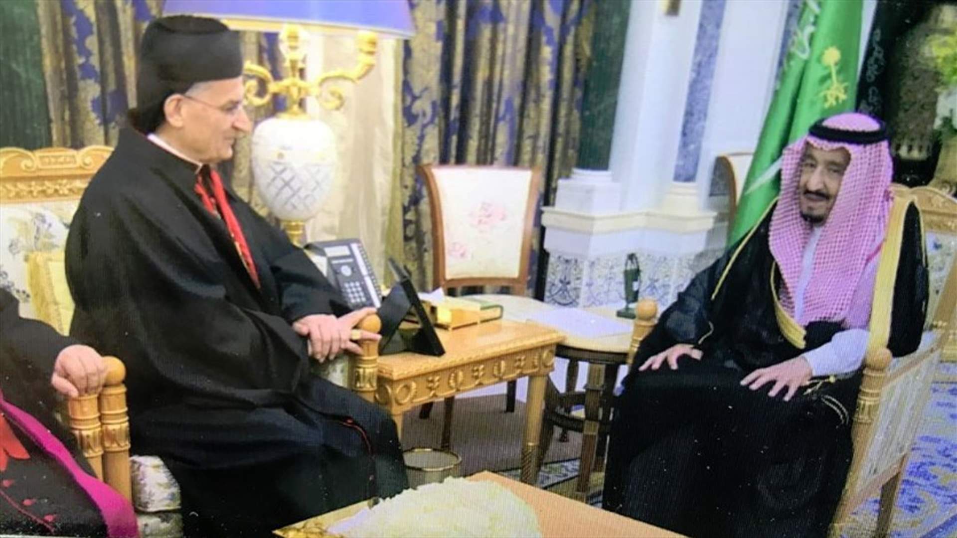 لقاء جمع البطريرك الراعي بالملك سلمان