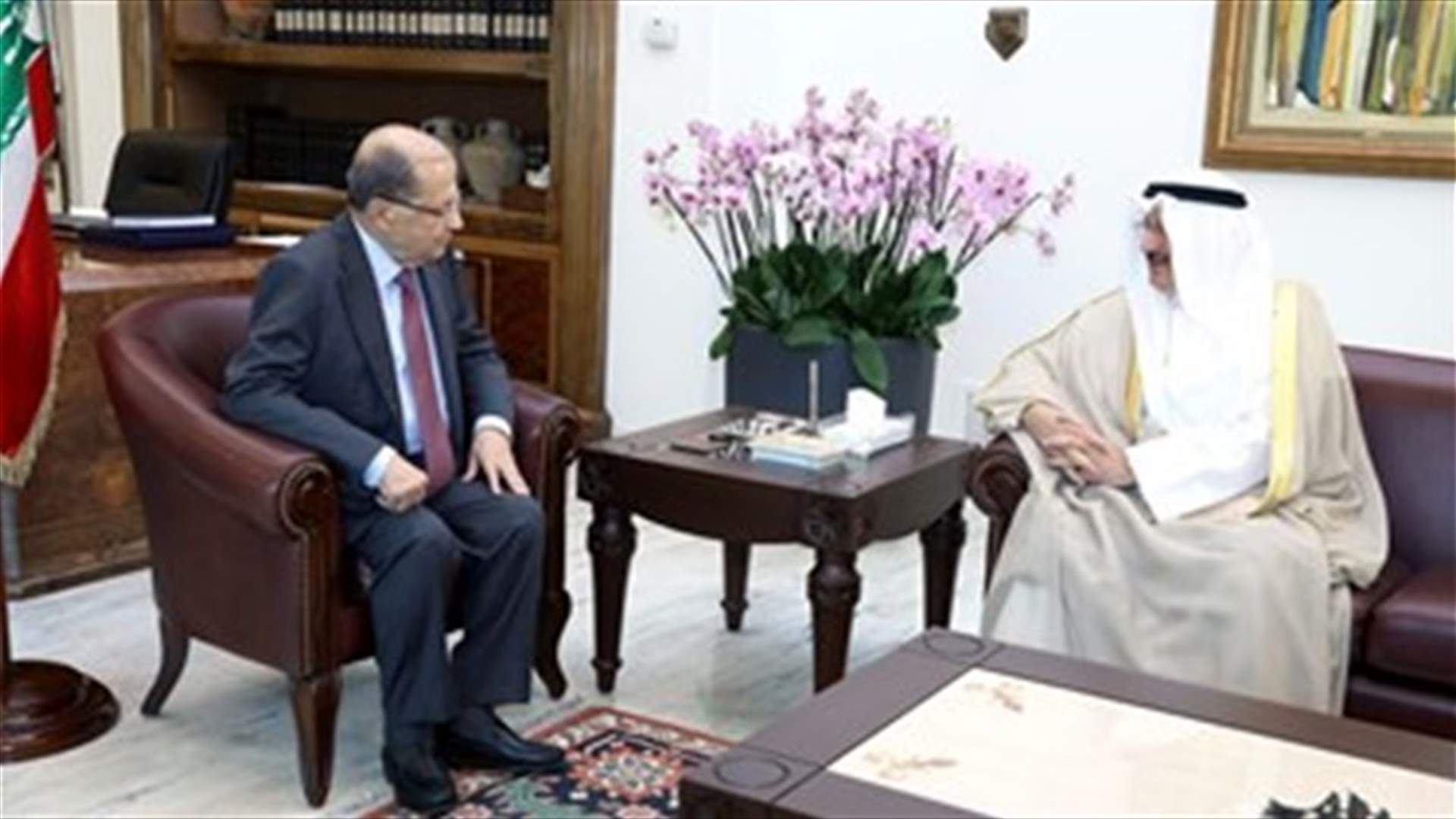 Kuwait tells Aoun supports Lebanese sovereignty -Aoun