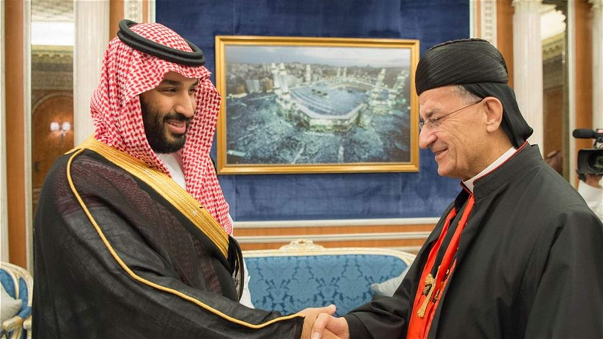 بالصور - لقاء الراعي وولي العهد السعودي