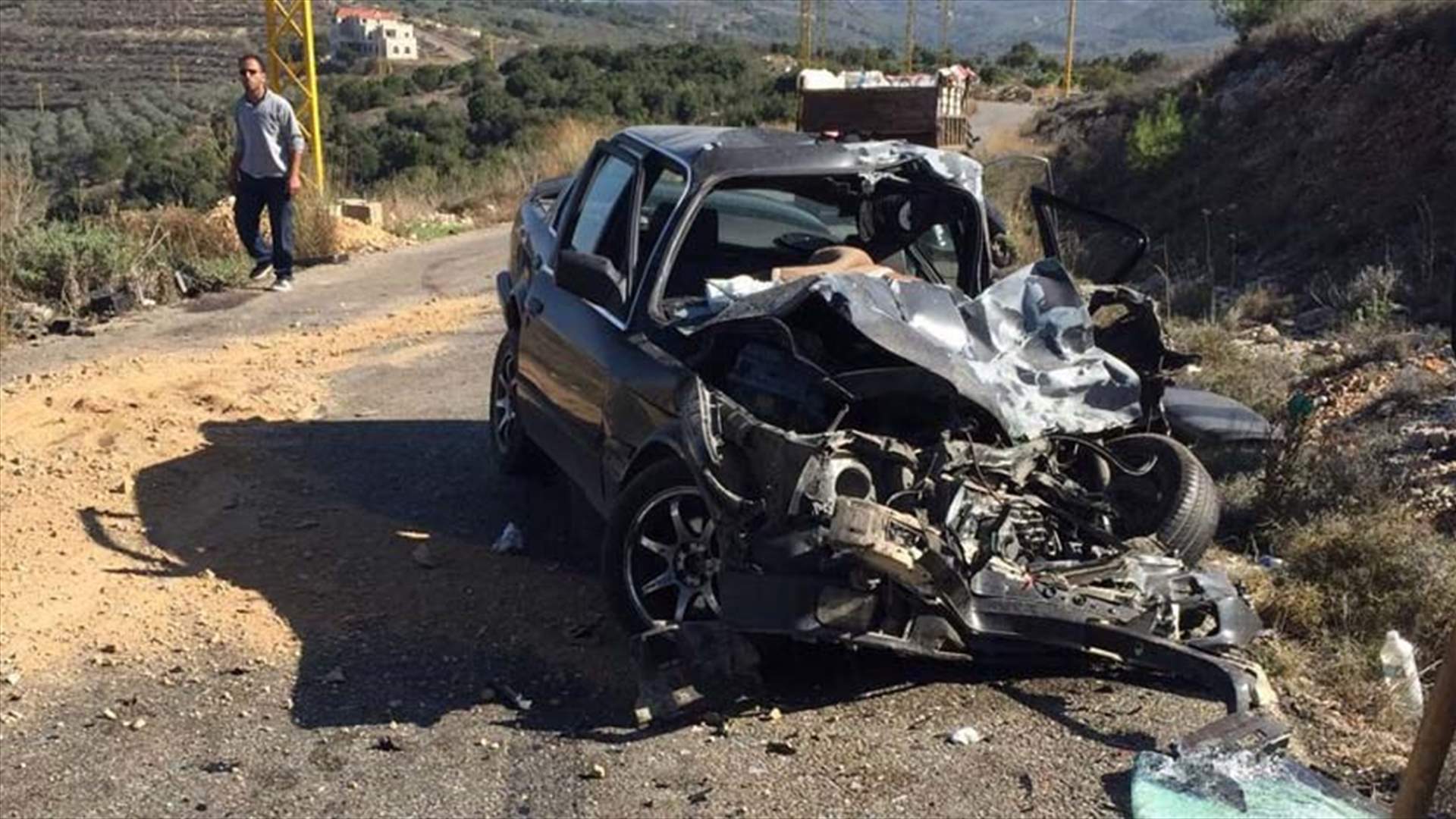 بالصور - قتيل وجريح بحادث مروع في بينو