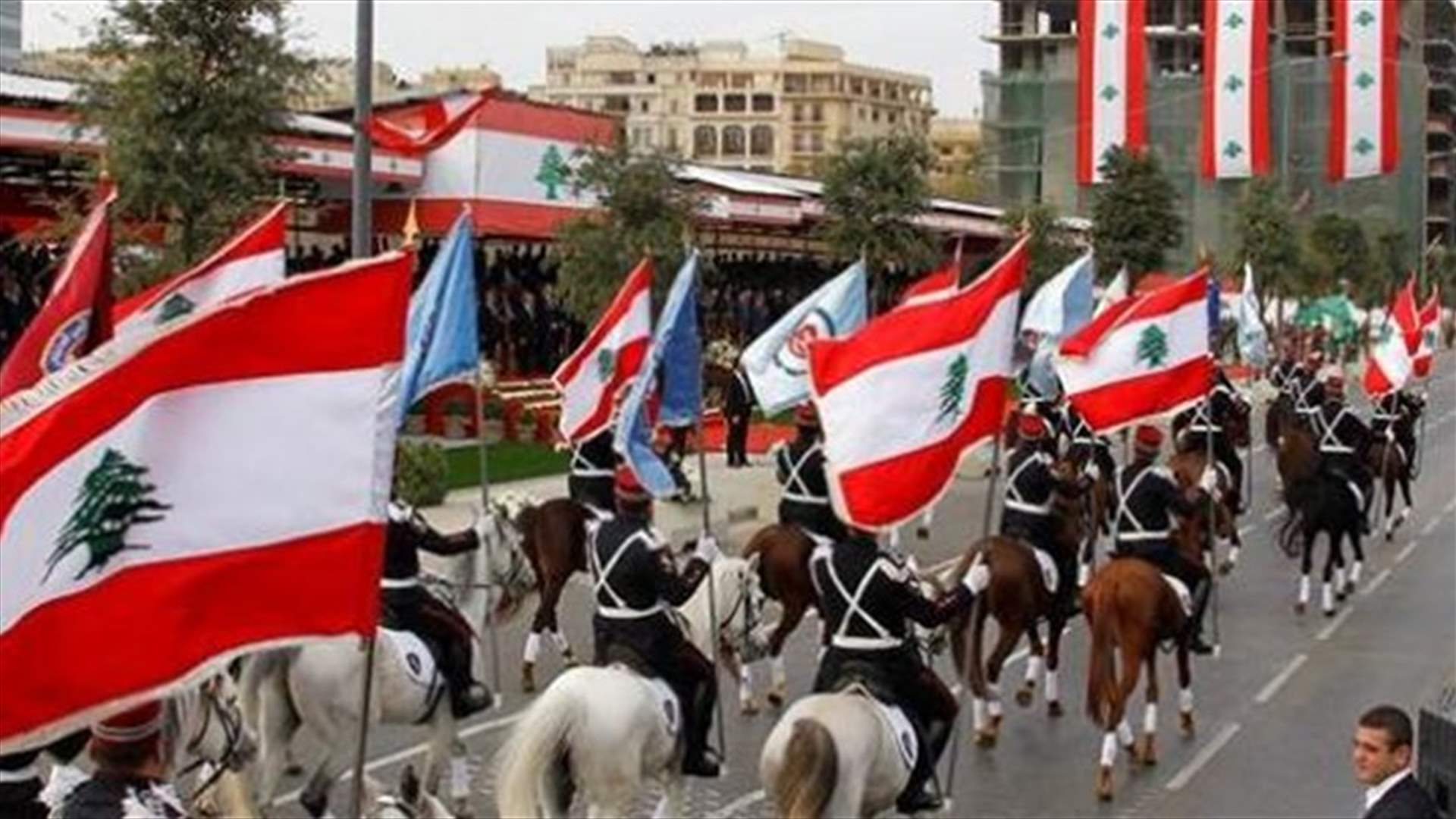 اقفال الطرقات المؤدية الى احتفال عيد الاستقلال