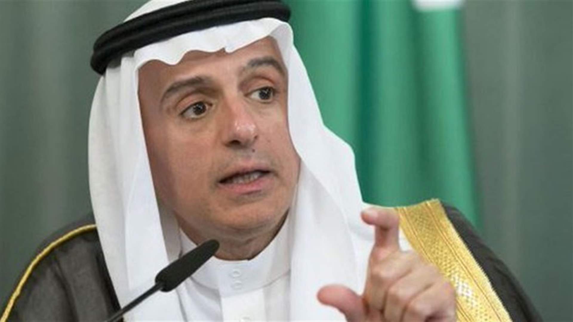 Saudi foreign minister says message to Iran is: "enough is enough"