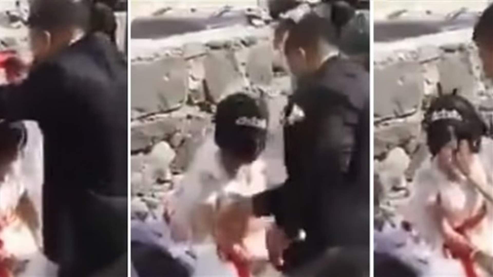 بالفيديو - عريس يصفع عروسه يوم زفافهما... شاهدوا ردّ فعل المدعوين!