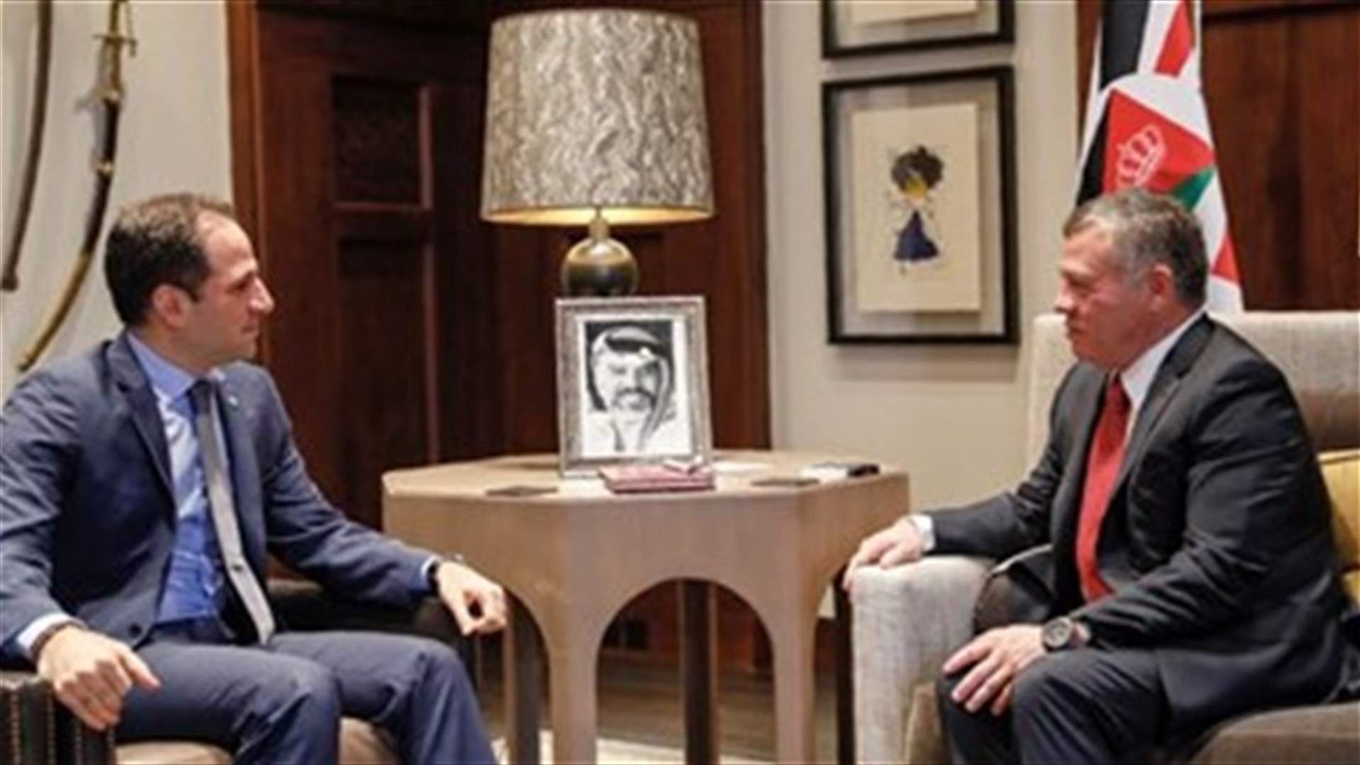 MP Gemayel meets Jordanian King
