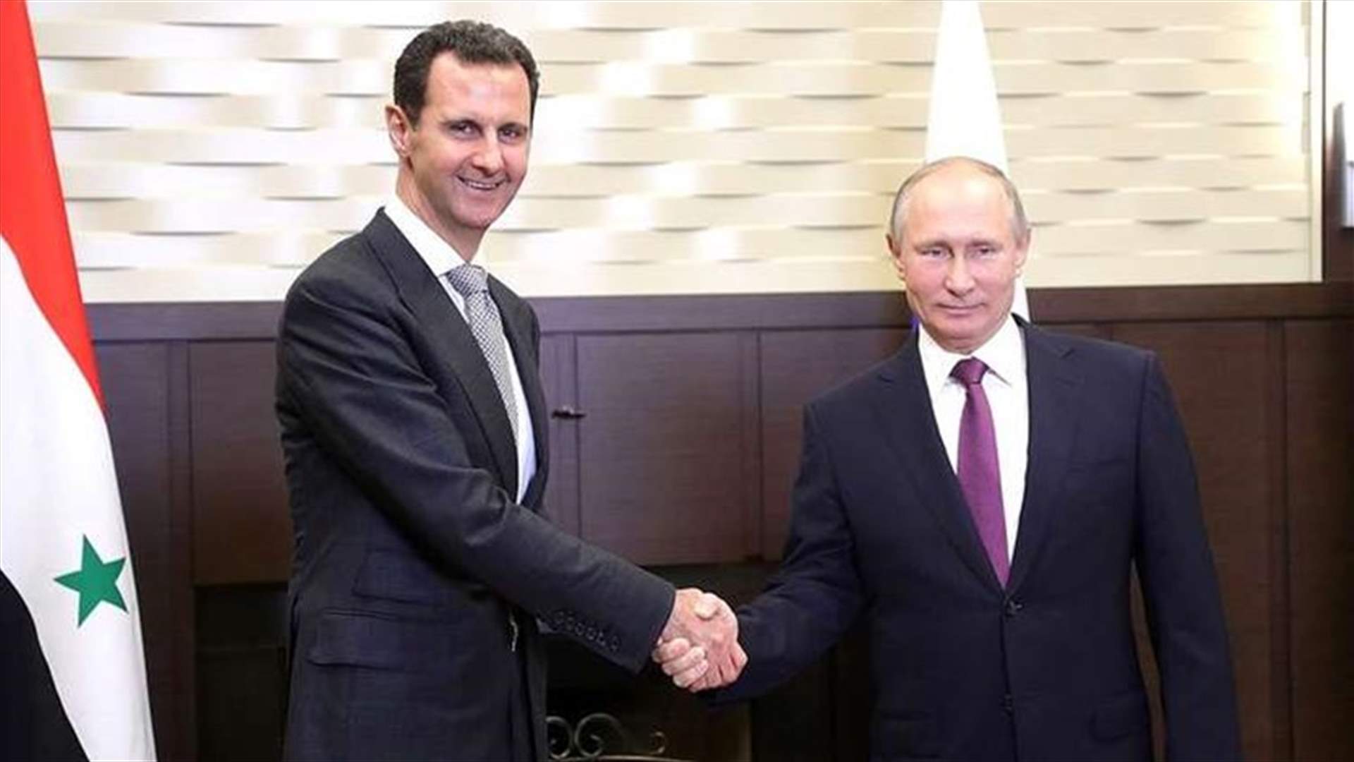 بالصورة -  في زيارة مفاجئة...الأسد في روسيا