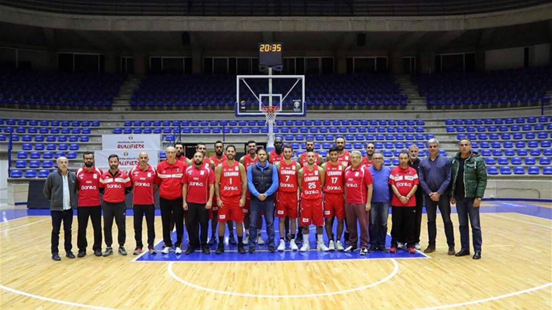 منتخب لبنان انهى استعدادته لمباراته مع الهند