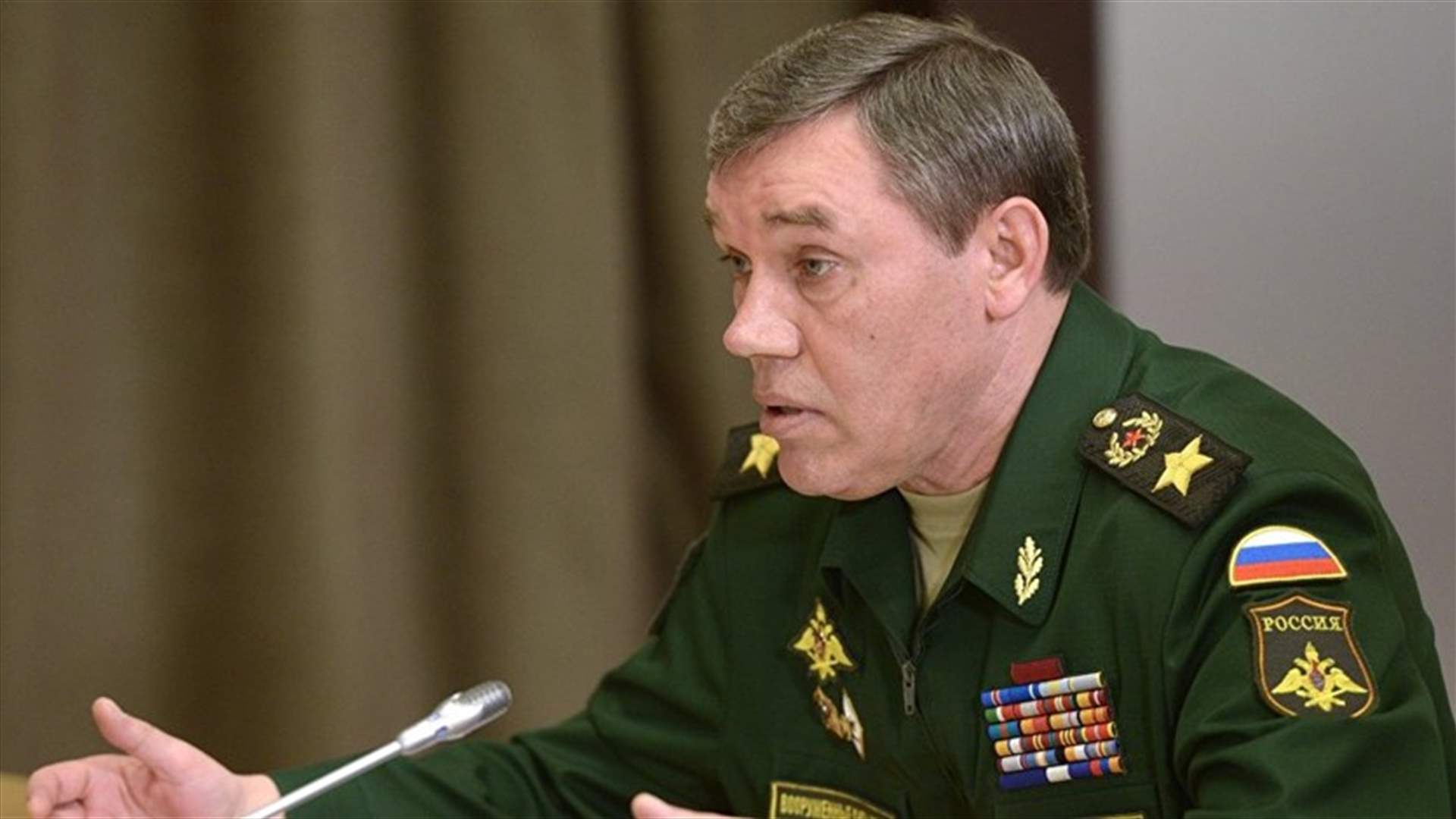 رئيس الأركان العامة الروسية: سنخفض قواتنا قبل نهاية العام في سوريا