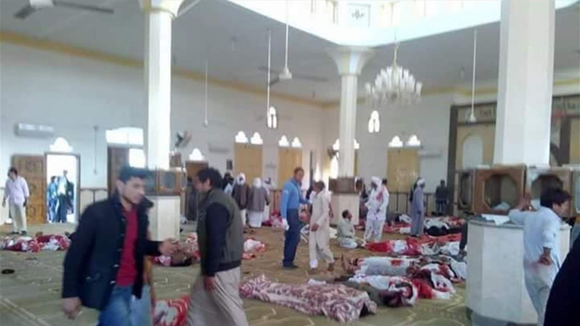 Death toll in Egypt north Sinai mosque attack rises to 235 killed - state television
