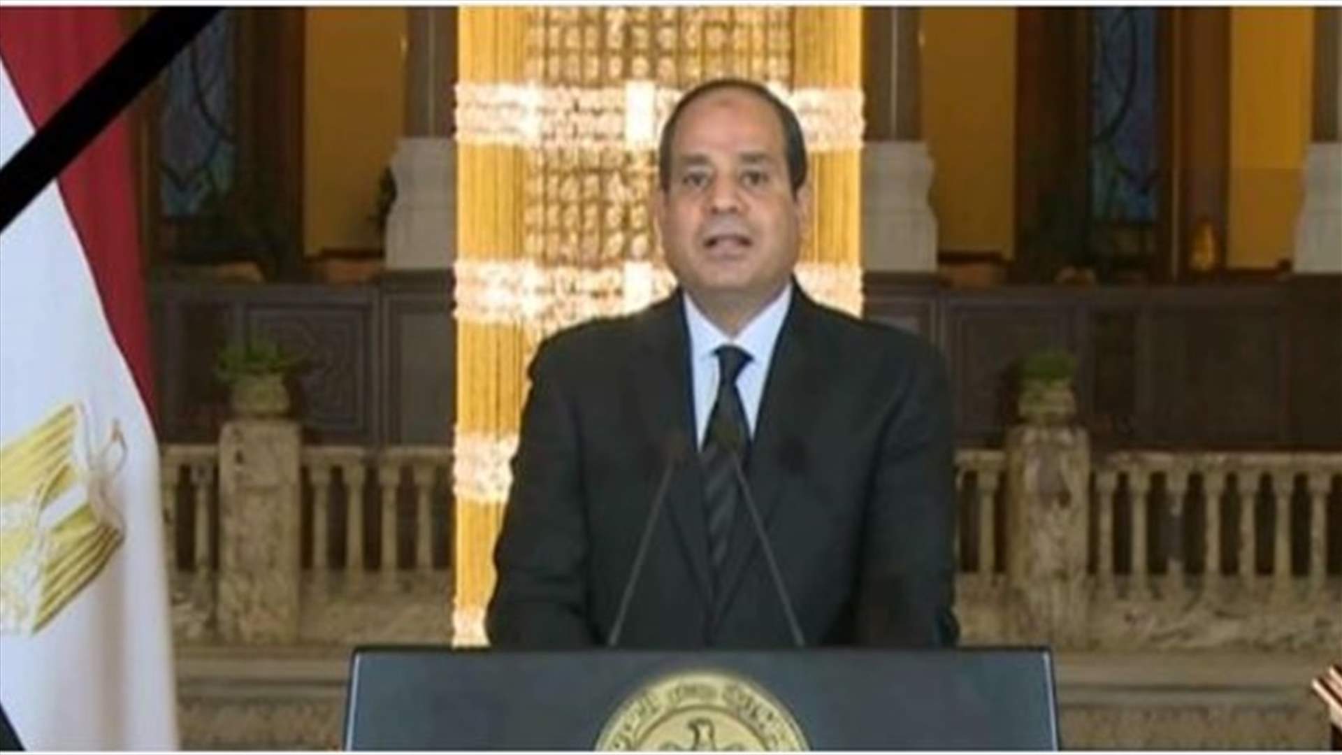 السيسي يتوعد بالرد على مرتكبي حادث مسجد سيناء...
