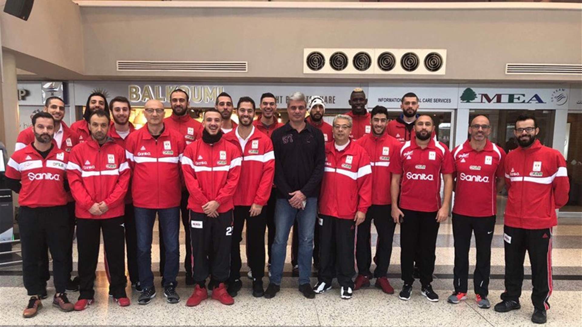 بعثة لبنان غادرت الى الأردن