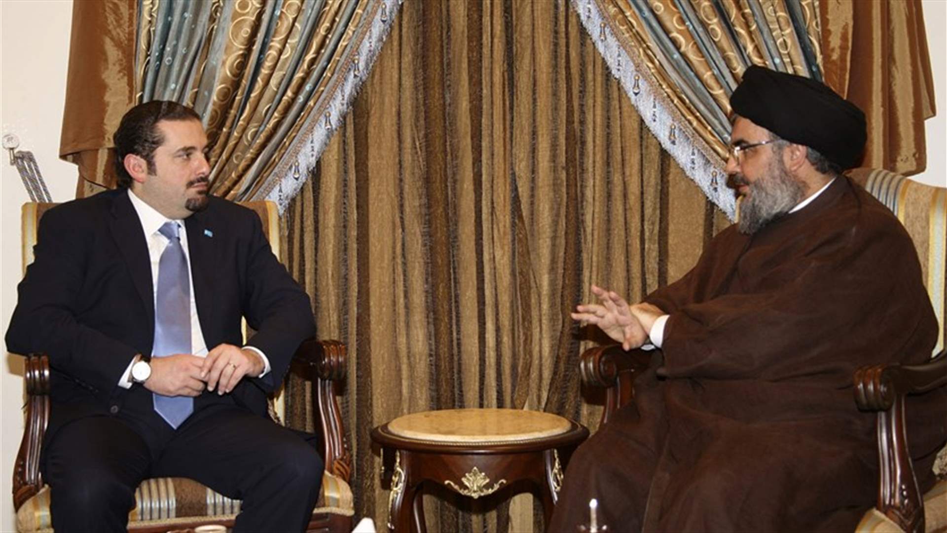 هل تساهم الأجواء الطيبة بين الحزب والمستقبل إلى عقد لقاء بين نصرالله والحريري؟