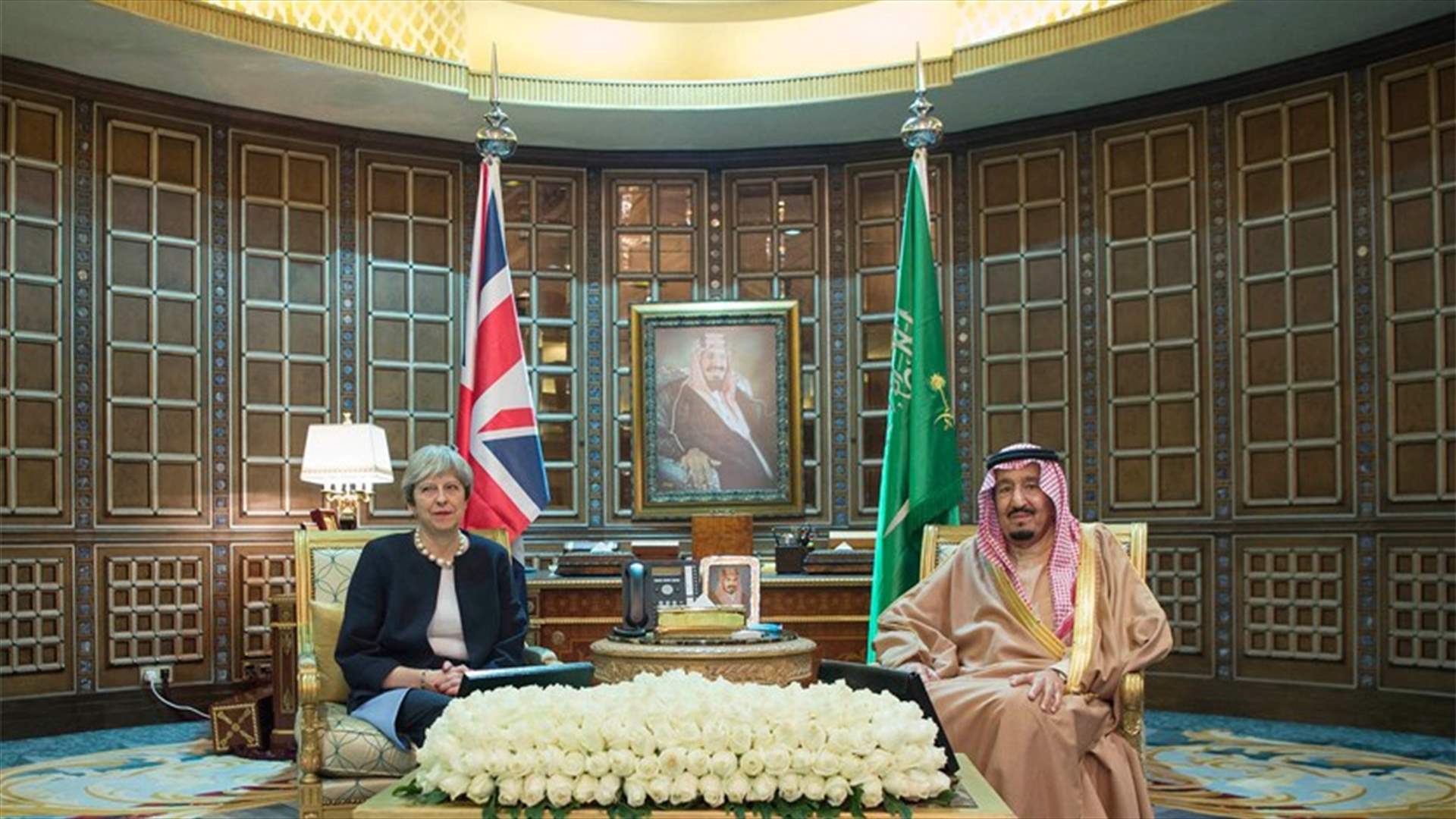 تيريزا ماي في جولة الى الشرق الاوسط... ولقاء مع الملك السعودي