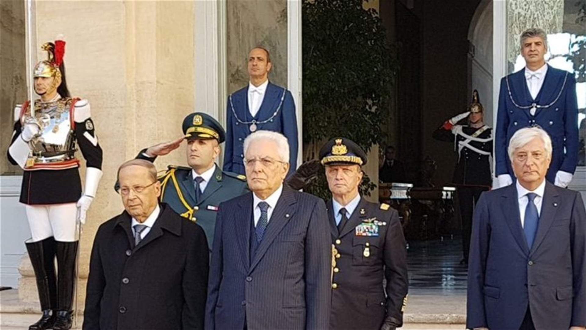 President Aoun and Italian counterpart stress need to preserve Lebanon’s stability