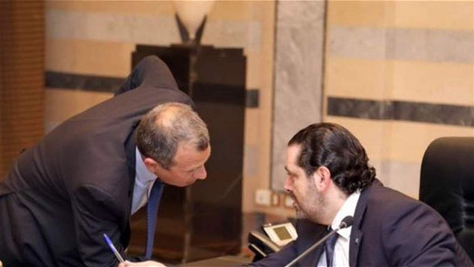 Hariri, Bassil hold long discussions