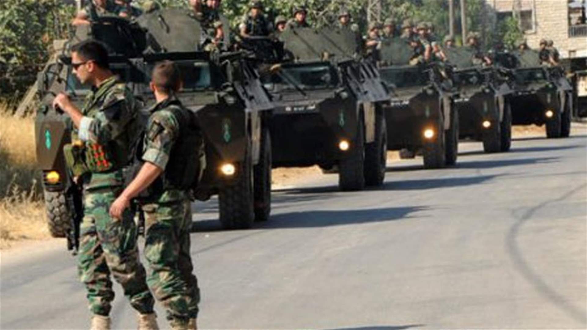 Lebanese army raids Hermel outskirts